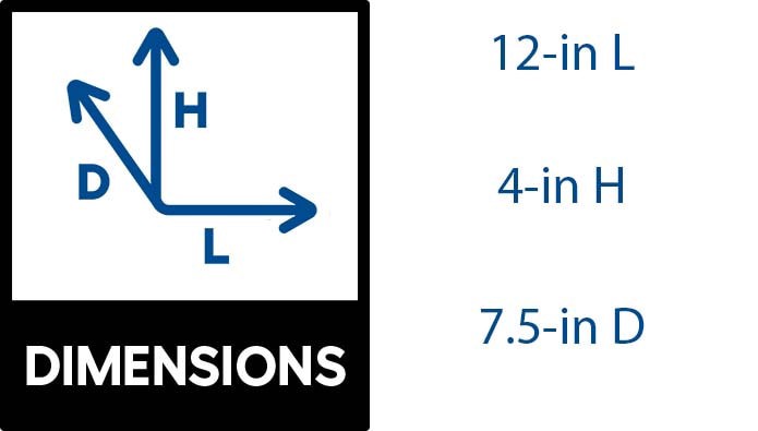 slide 2 of 2, Oldcastle 4-in H x 12-in L x 7-in D Napoli Concrete Retaining wall block, 1 ct
