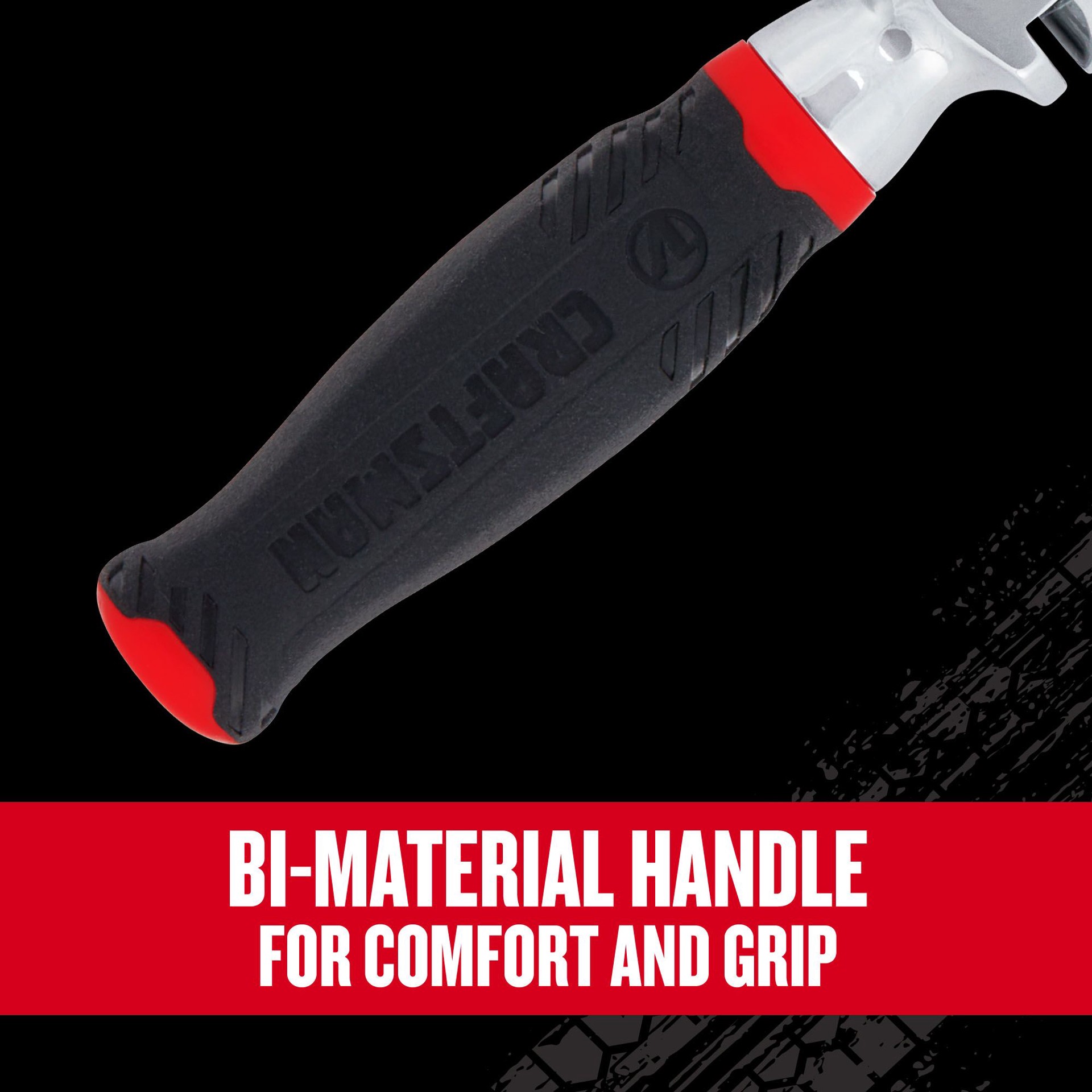 slide 3 of 6, CRAFTSMAN V-Series 80 -Tooth 1/4-in Drive Comfort grip Handle Flexible Head Ratchet, 1 ct