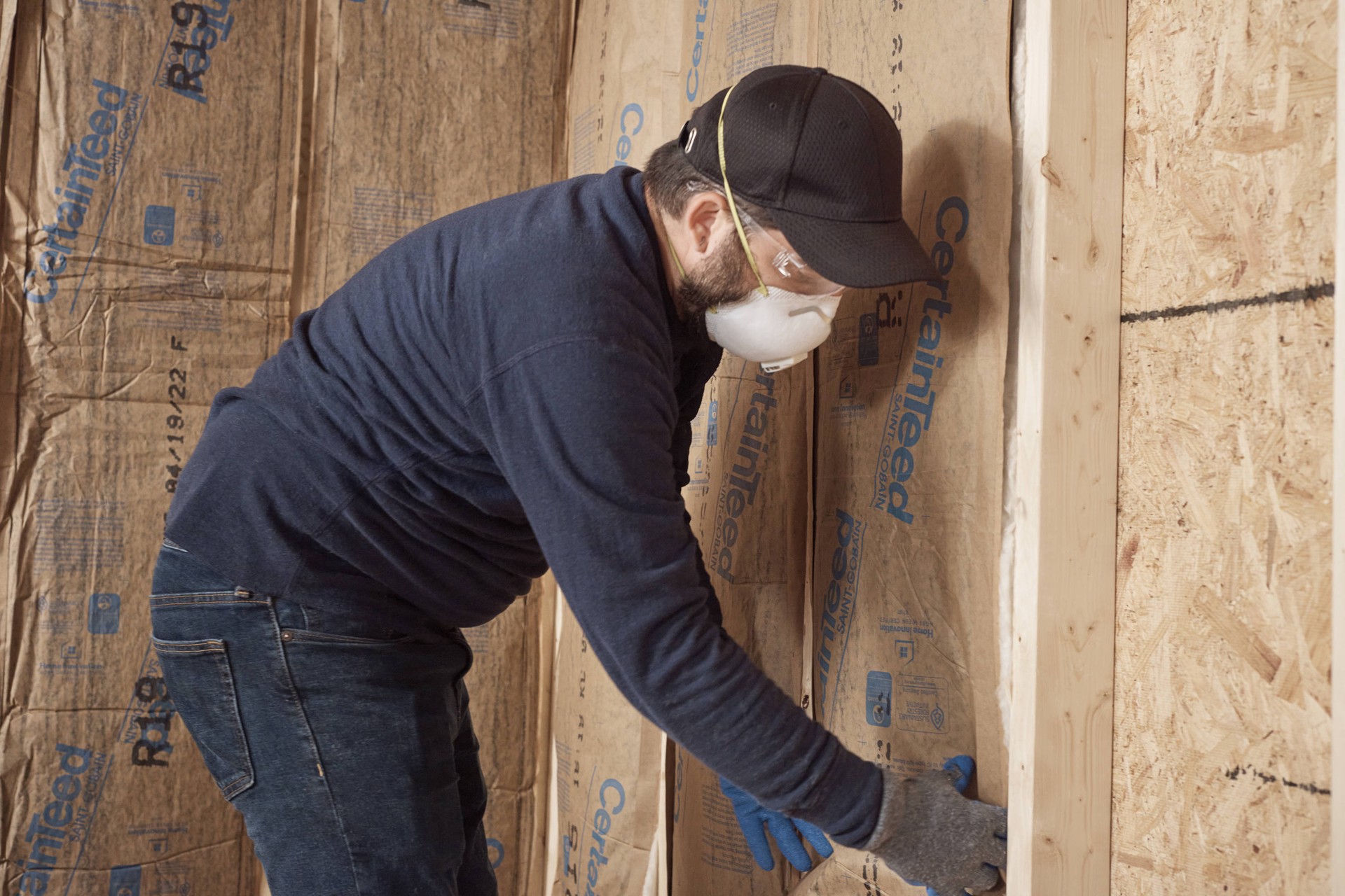 slide 5 of 6, CertainTeed InsulPure R- 19 Wall Kraft faced Fiberglass Batt Insulation 87.19-sq ft ( 15-in W x 93-in L), 1 ct