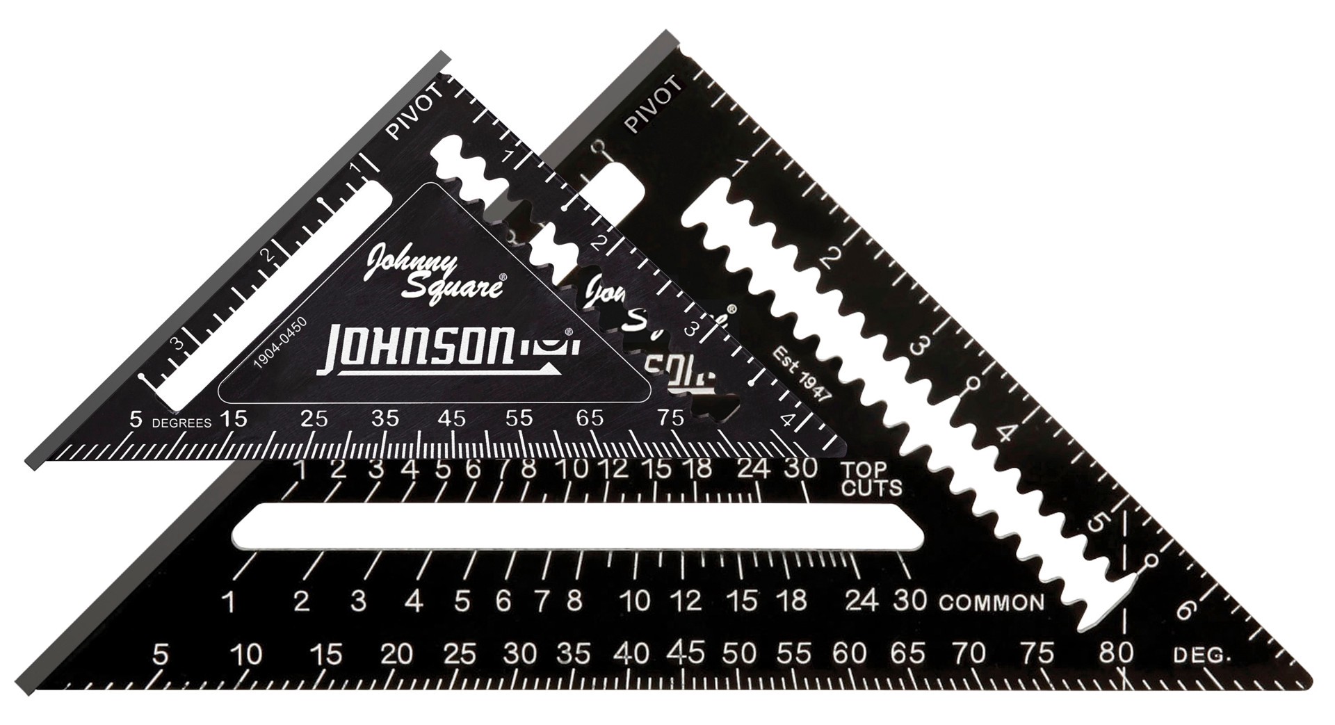 slide 2 of 4, Johnson Level Aluminum Rafter/Speed square, 1 ct