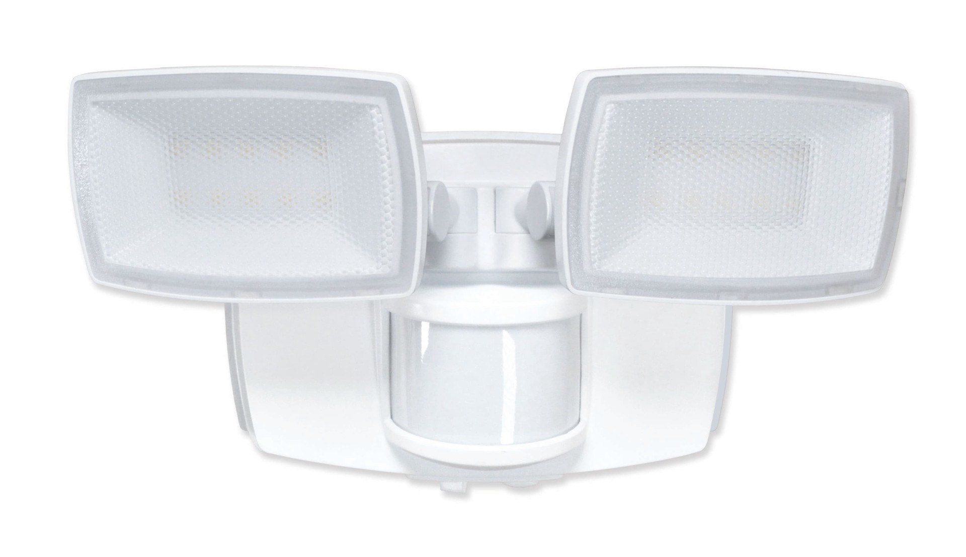 slide 2 of 6, Good Earth Lighting 180 -Degree 40 -Wattage Equivalent Battery-operated LED White 2 -Head Motion-Activated Flood Light with Timer 700 -Lumen, 1 ct