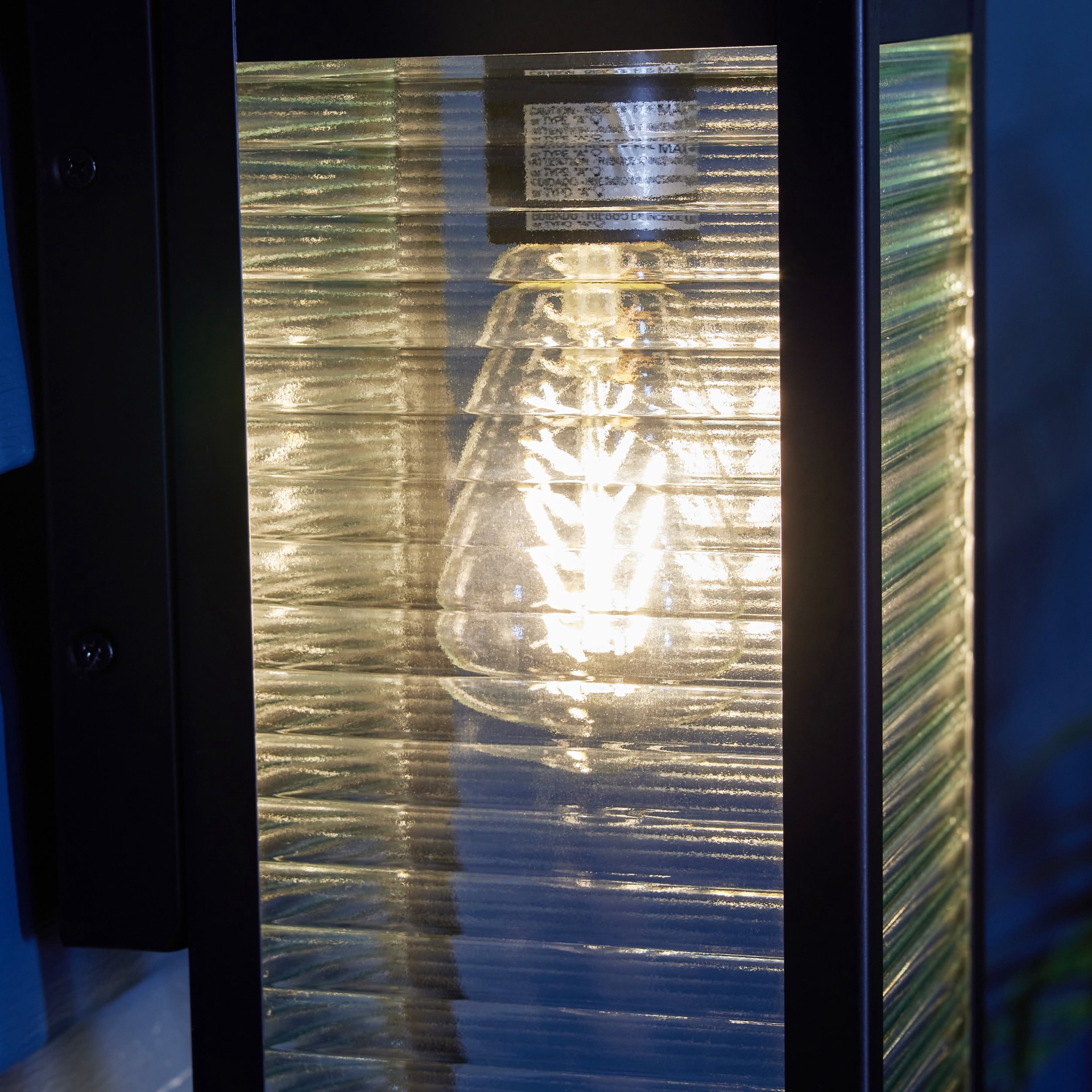 slide 2 of 6, allen + roth Sutter 1 -Light 12.6-in H Matte Black Hardwired Outdoor Wall Light, 1 ct