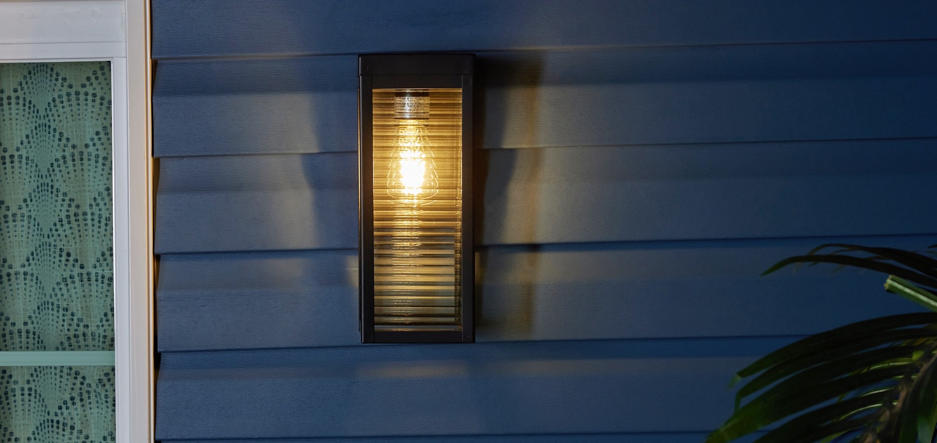 slide 4 of 6, allen + roth Sutter 1 -Light 12.6-in H Matte Black Hardwired Outdoor Wall Light, 1 ct