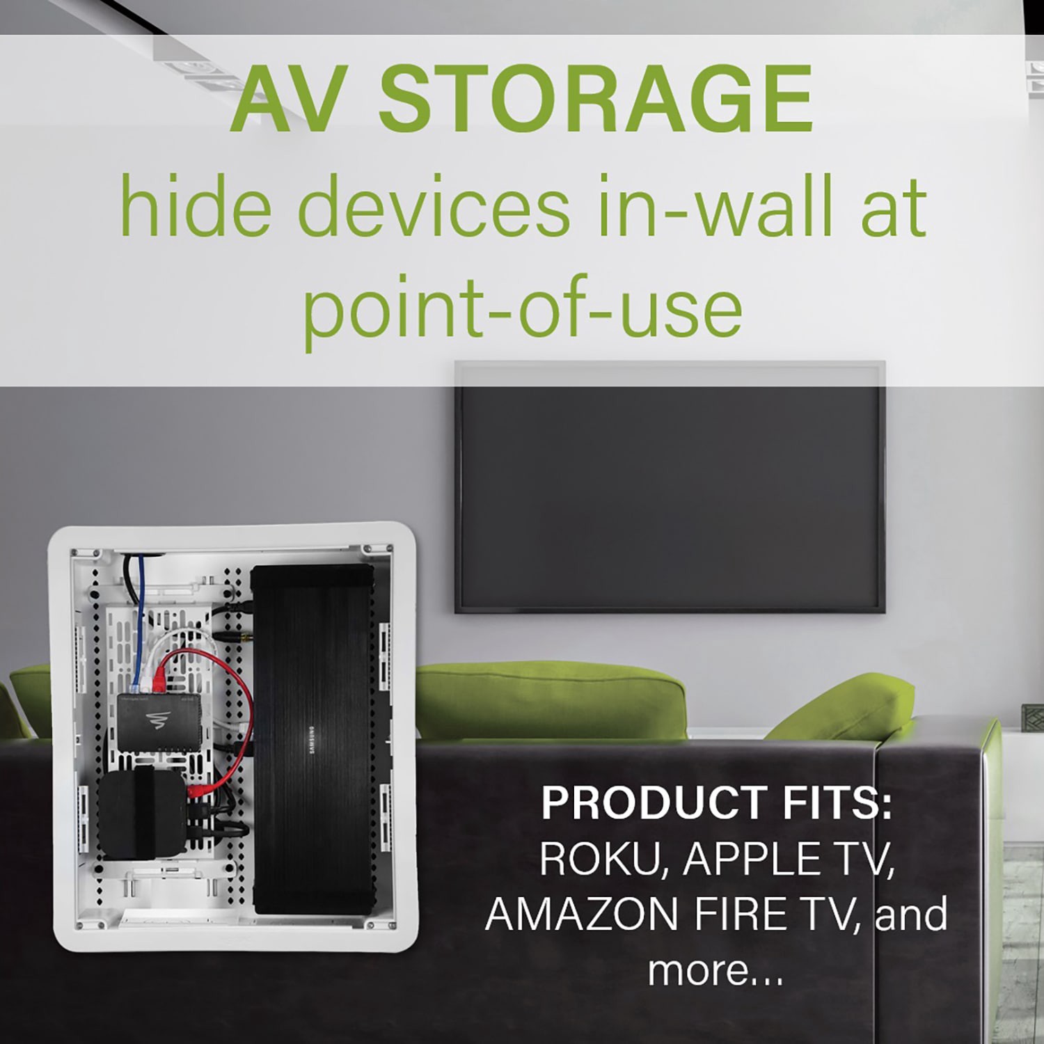 slide 4 of 6, Legrand 17-in Plastic Network Box, 1 ct