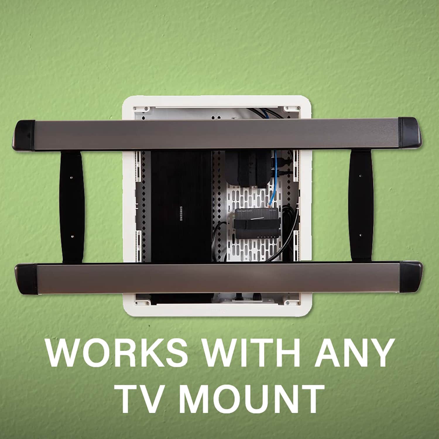 slide 5 of 6, Legrand 17-in Plastic Network Box, 1 ct