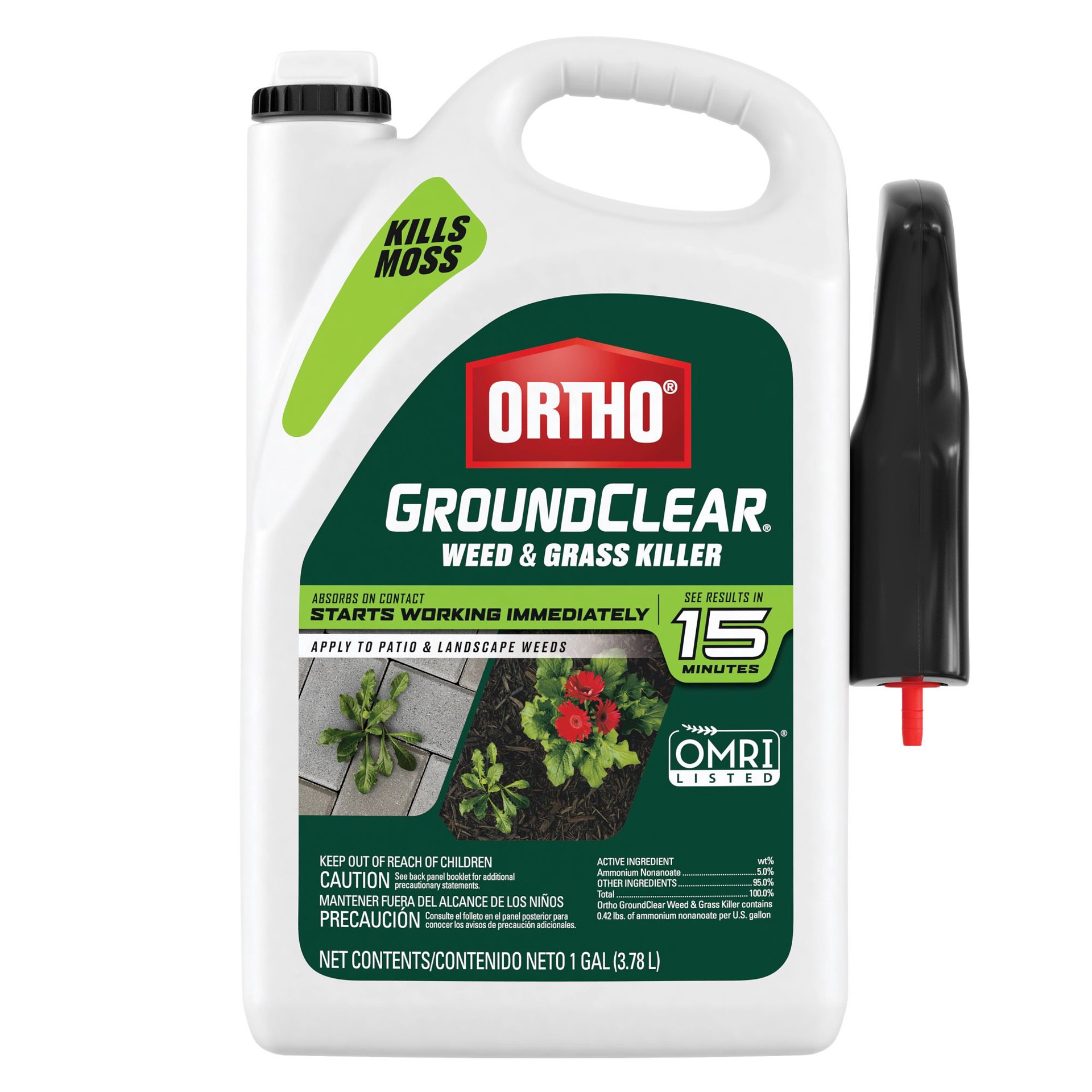 slide 1 of 6, ORTHO GroundClear 1 -Gallon Trigger spray Weed and Grass Killer, 1 ct