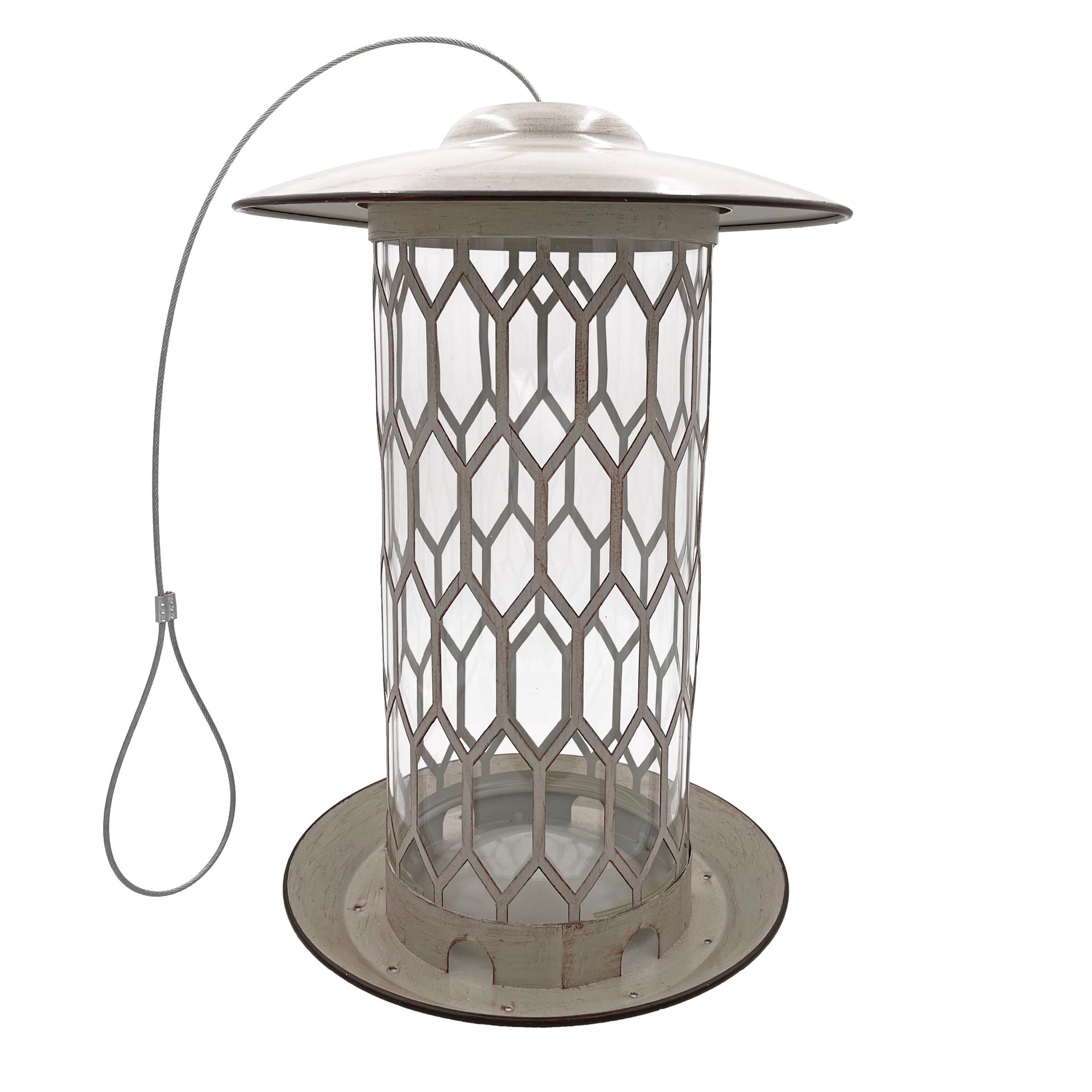 slide 2 of 6, Backyard Glory Steel Hanging Hopper Bird feeder - 5-lb, 1 ct