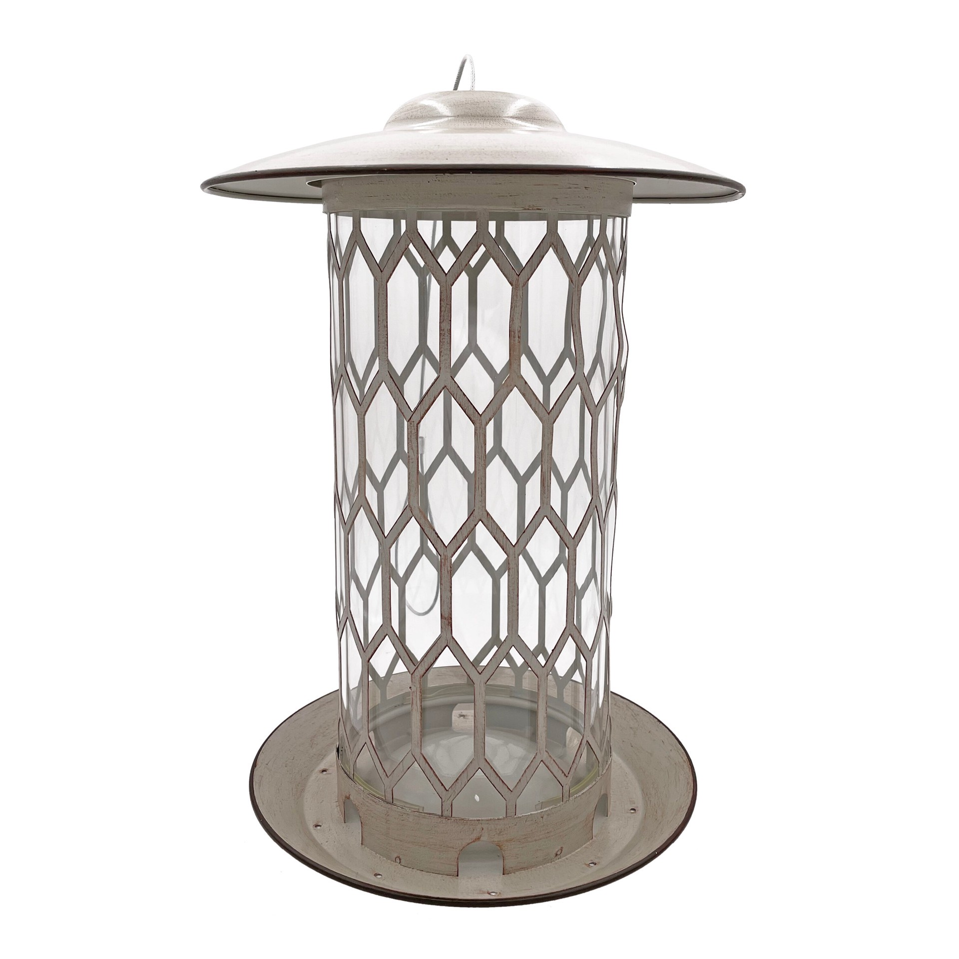 slide 1 of 6, Backyard Glory Steel Hanging Hopper Bird feeder - 5-lb, 1 ct