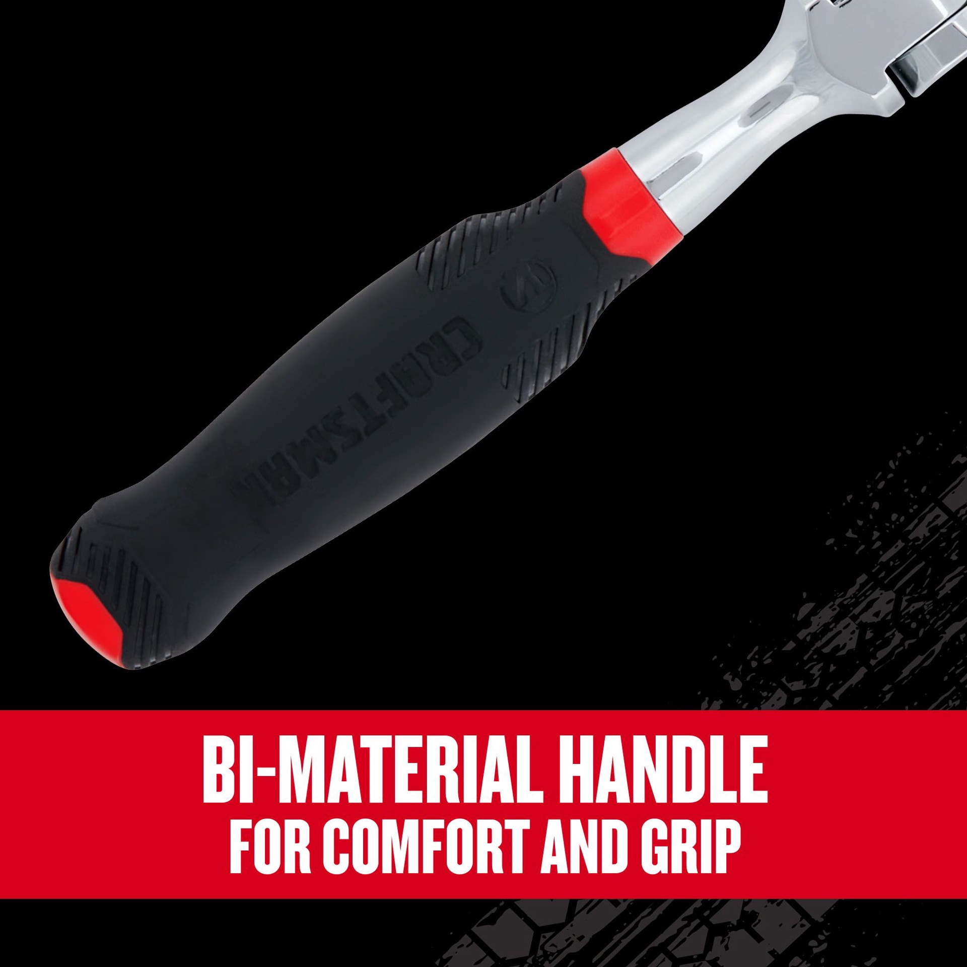 slide 3 of 6, CRAFTSMAN V-Series 96 -Tooth 3/8-in Drive Comfort grip Handle Flexible Head Ratchet, 1 ct