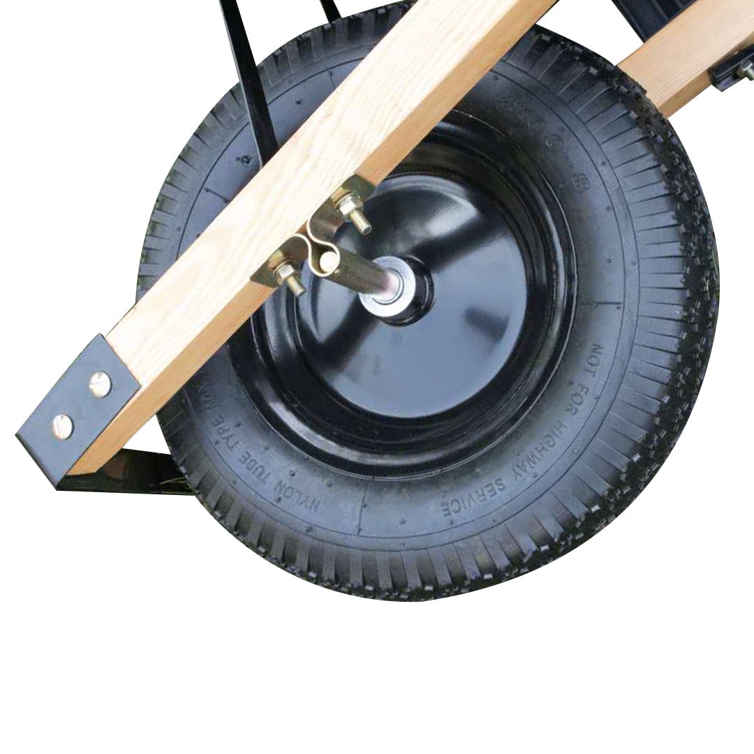 slide 6 of 6, Centurion 6-cu ft 1 Wheel Steel Push Wheelbarrow, 1 ct