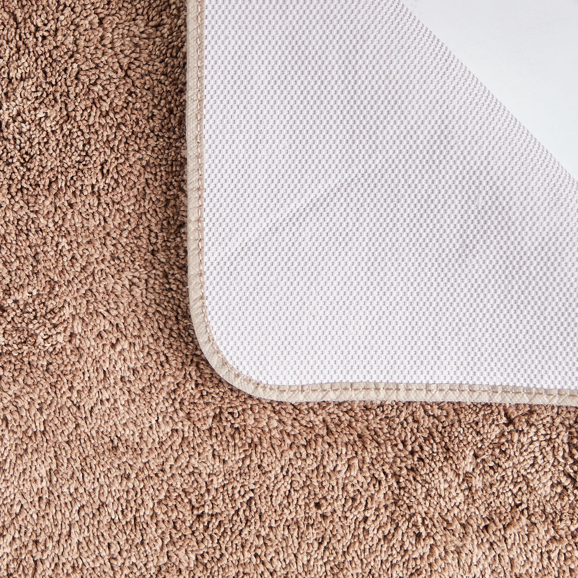 slide 2 of 6, allen + roth 24-in x 40-in Beige Polyester Bath rug, 1 ct