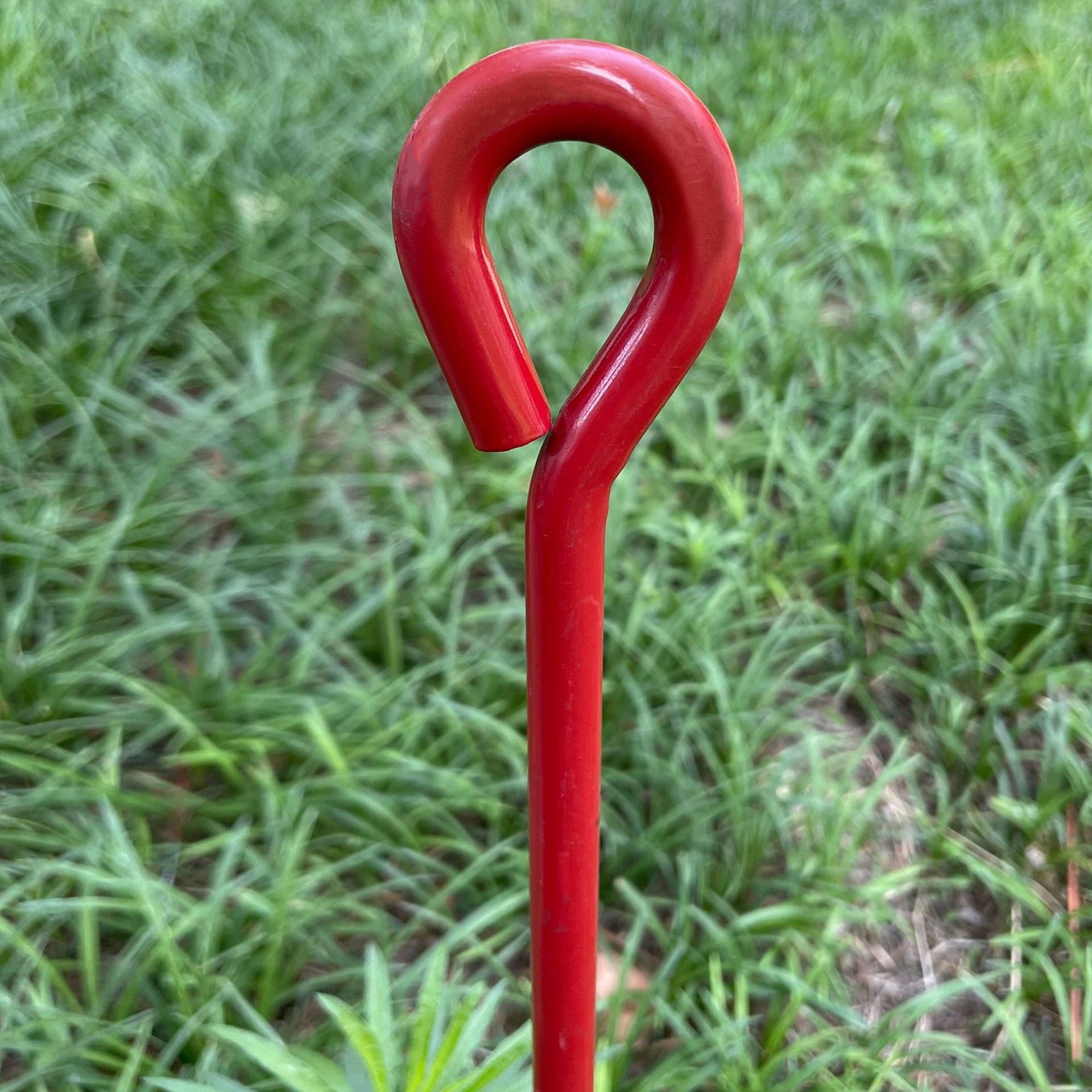 slide 4 of 5, Project Source Red Steel Storage Shed Anchor, 1 ct