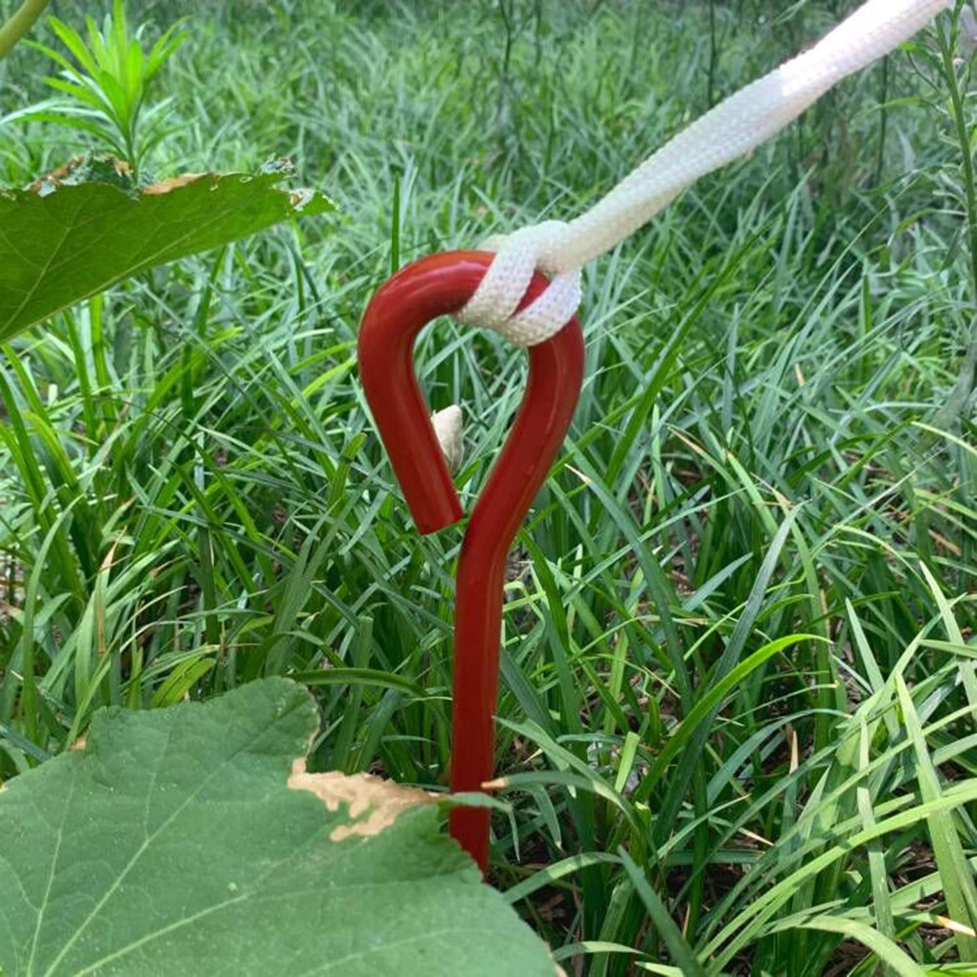 slide 5 of 5, Project Source Red Steel Storage Shed Anchor, 1 ct