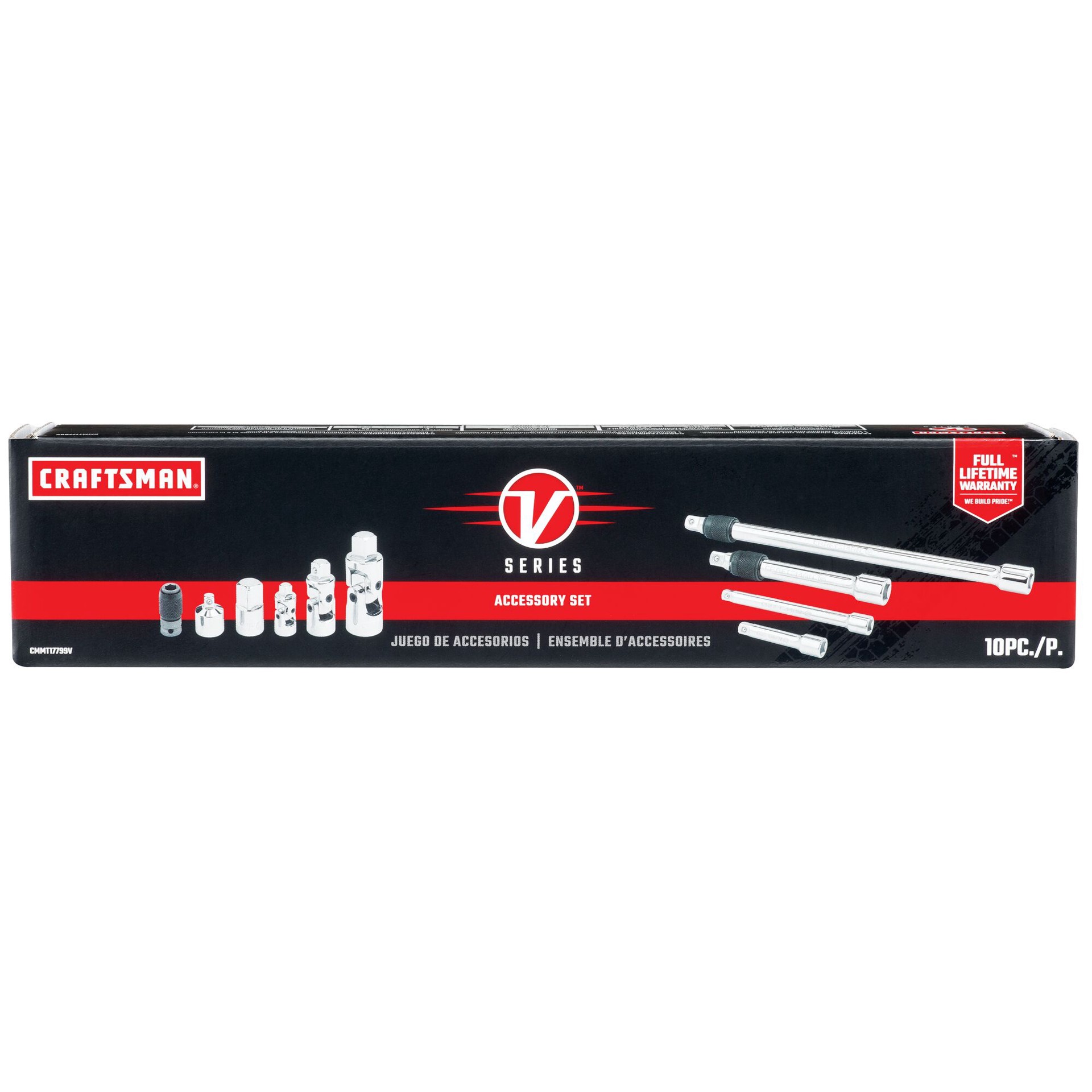 slide 6 of 6, CRAFTSMAN 10 -Piece Multi-Drive Accessory Set, 1 ct