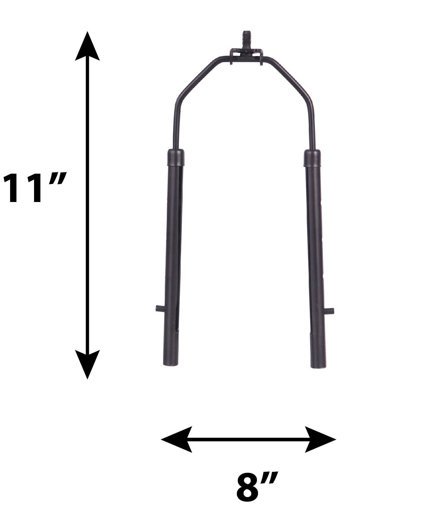 slide 2 of 2, allen + roth 11-in L x 6-in Dia Traditional Steel Lamp harp, 1 ct