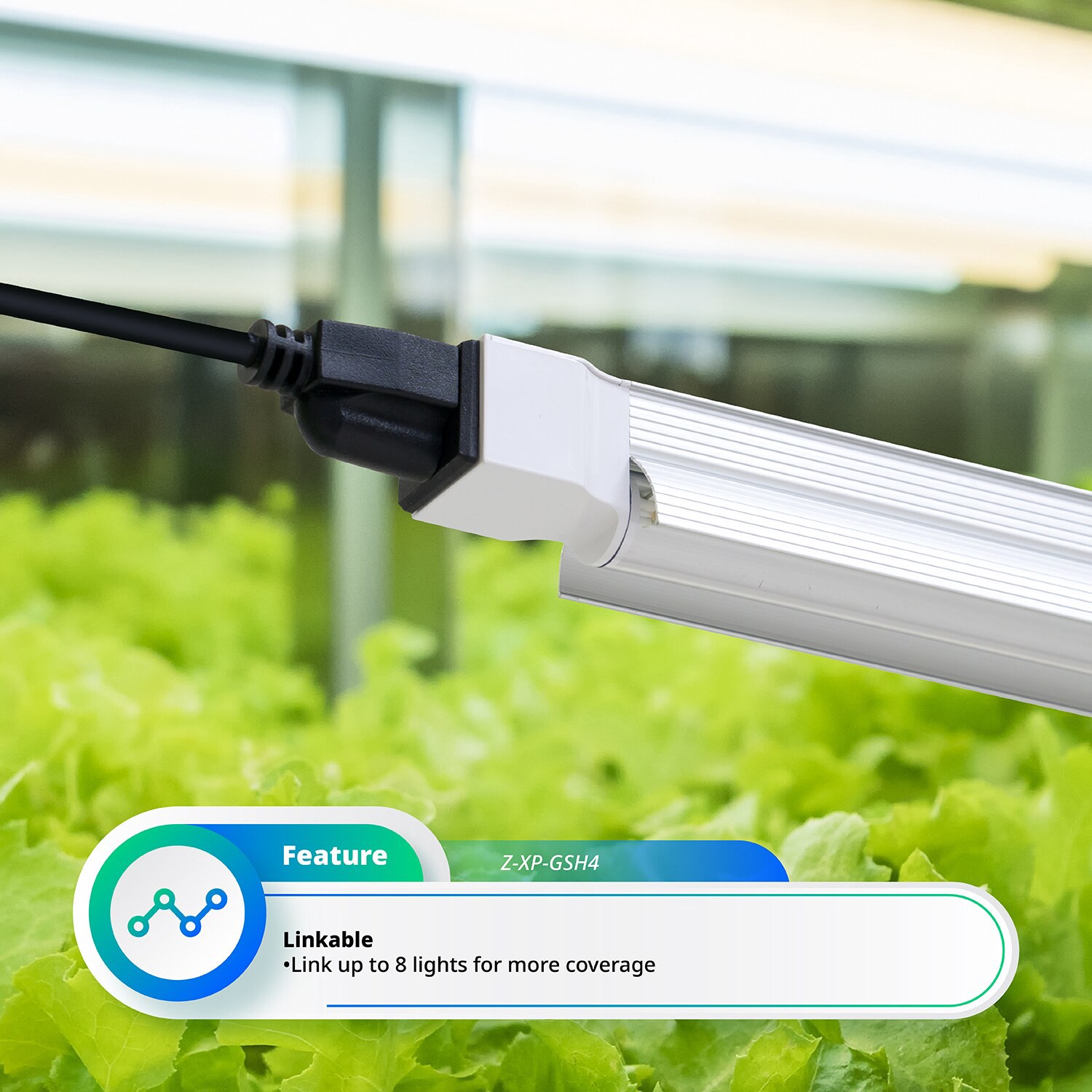 slide 2 of 6, Utilitech 46.54-in 1 -Light Silver 36 -Watt Full spectrum LED Strip grow light, 1 ct