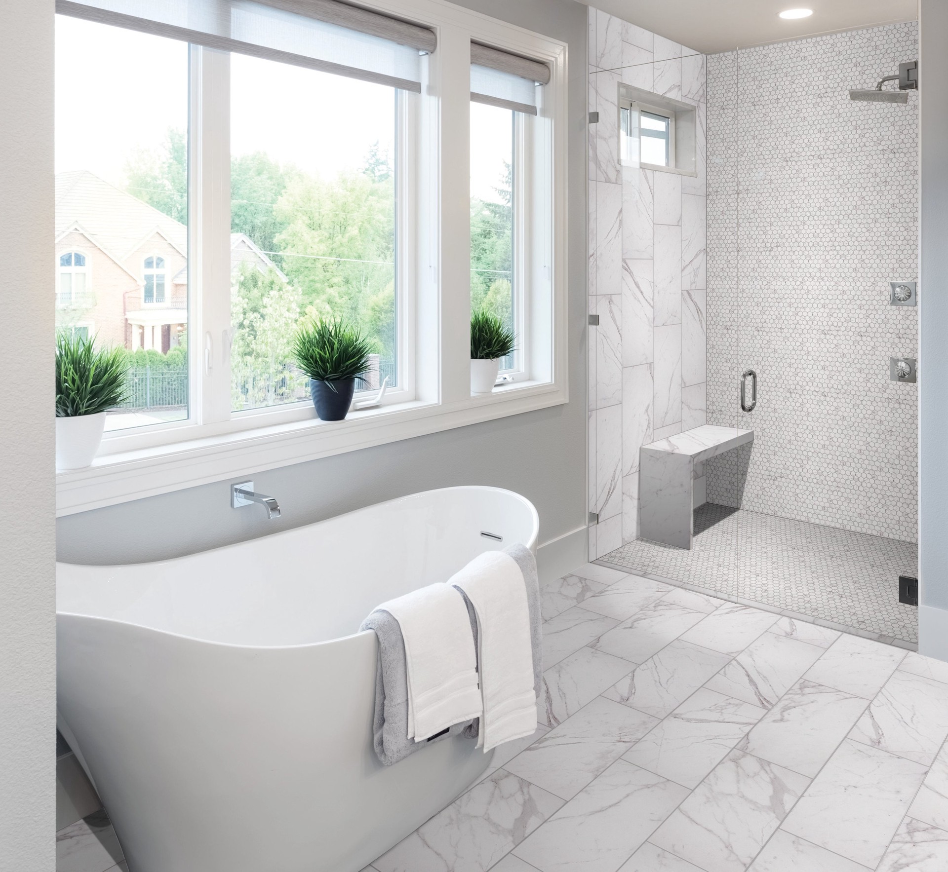 slide 2 of 6, STAINMASTER Calacatta Silver 12-in x 24-in Matte Porcelain Floor and Wall Tile ( 1.95-sq ft Piece ), 1 ct