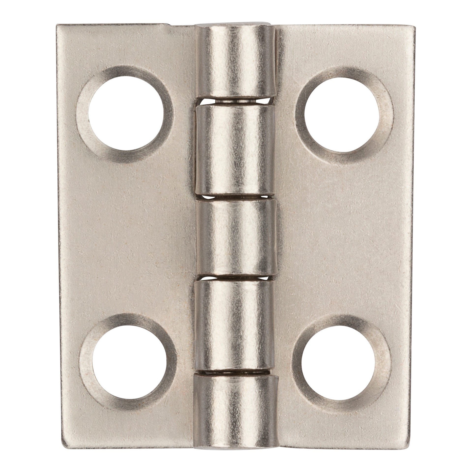 slide 2 of 6, RELIABILT 3/4-in H Square Silver Mortise Interior Door Hinge 4 -Pack, 1 ct