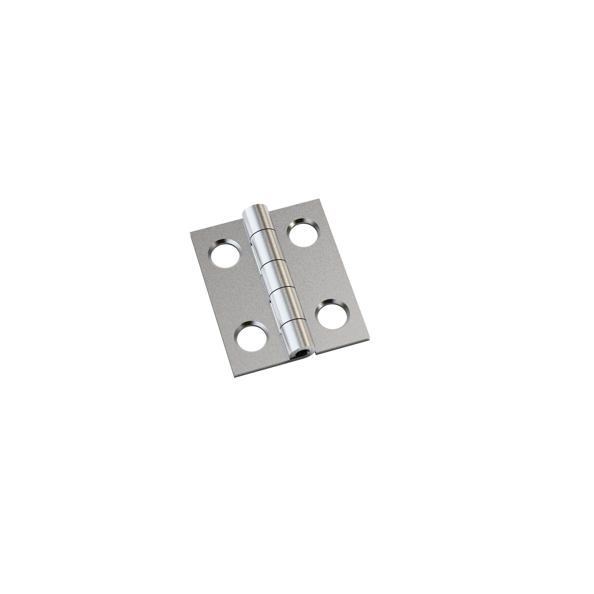 slide 1 of 6, RELIABILT 3/4-in H Square Silver Mortise Interior Door Hinge 4 -Pack, 1 ct