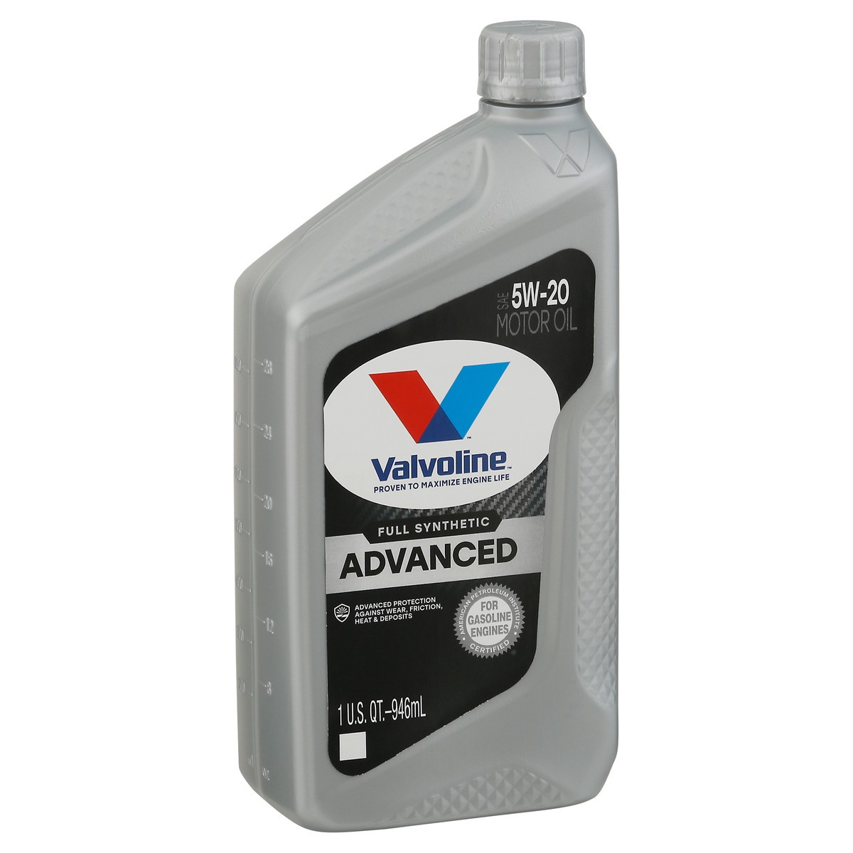 slide 9 of 9, Valvoline Advanced Full Synthetic SAE 5W-20 Motor Oil 1 QT, 1 ct