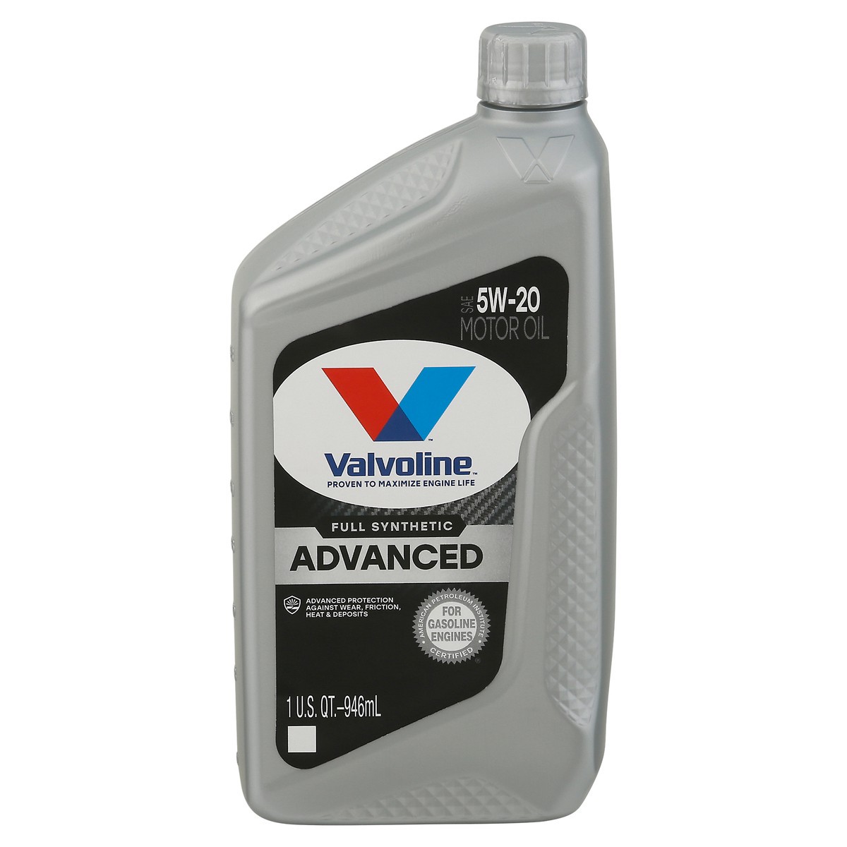 slide 1 of 9, Valvoline SAE 5W-20 Fully Synthetic Advanced Motor Oil 1 qt, 1 qt