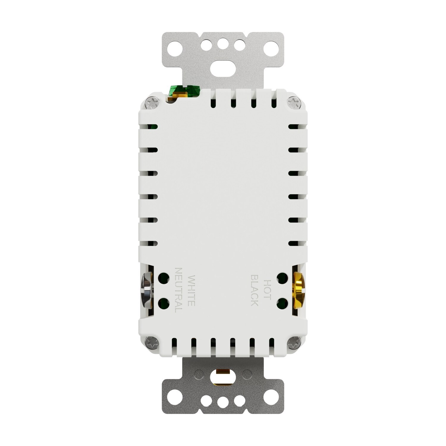 slide 4 of 4, Square D X Series 15 -Amp 125-volt Tamper Resistant Residential Decorator USB outlet Type A/C , Matte White, 1 ct