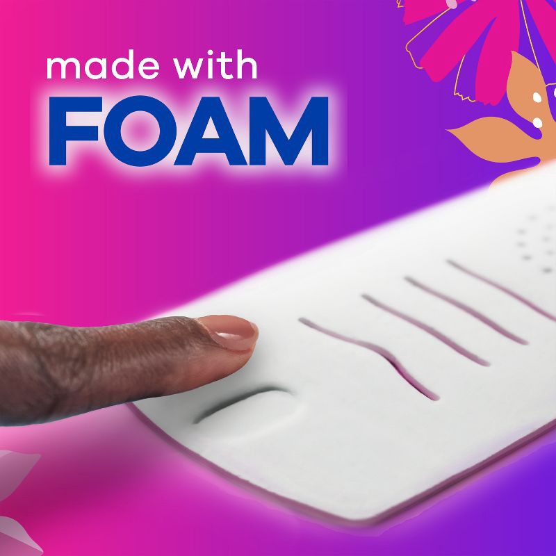 slide 7 of 12, Always Radiant Flex Foam Heavy Flow Absorbency Pads with Wings - Scented - Size 2 - 26ct, 2 x 26 ct
