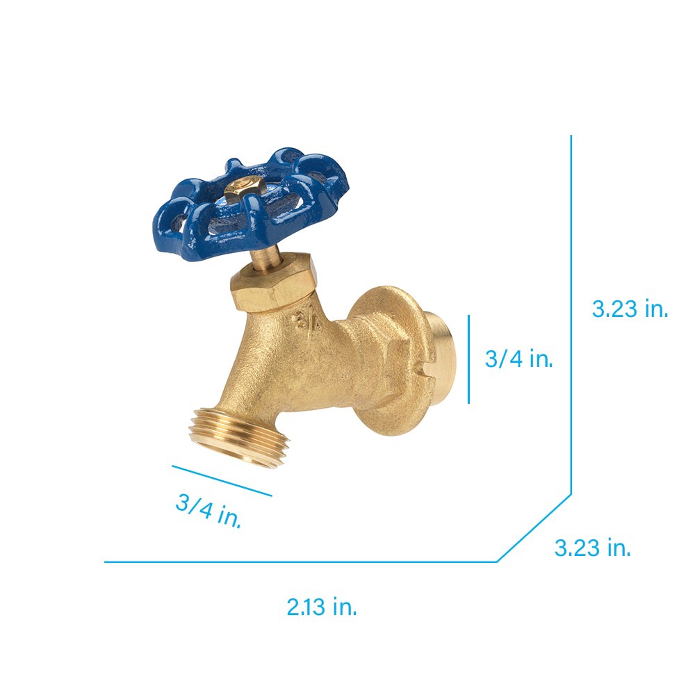 slide 3 of 6, RELIABILT 3/4-in Sweat Brass Multi turn Sillcock, 1 ct