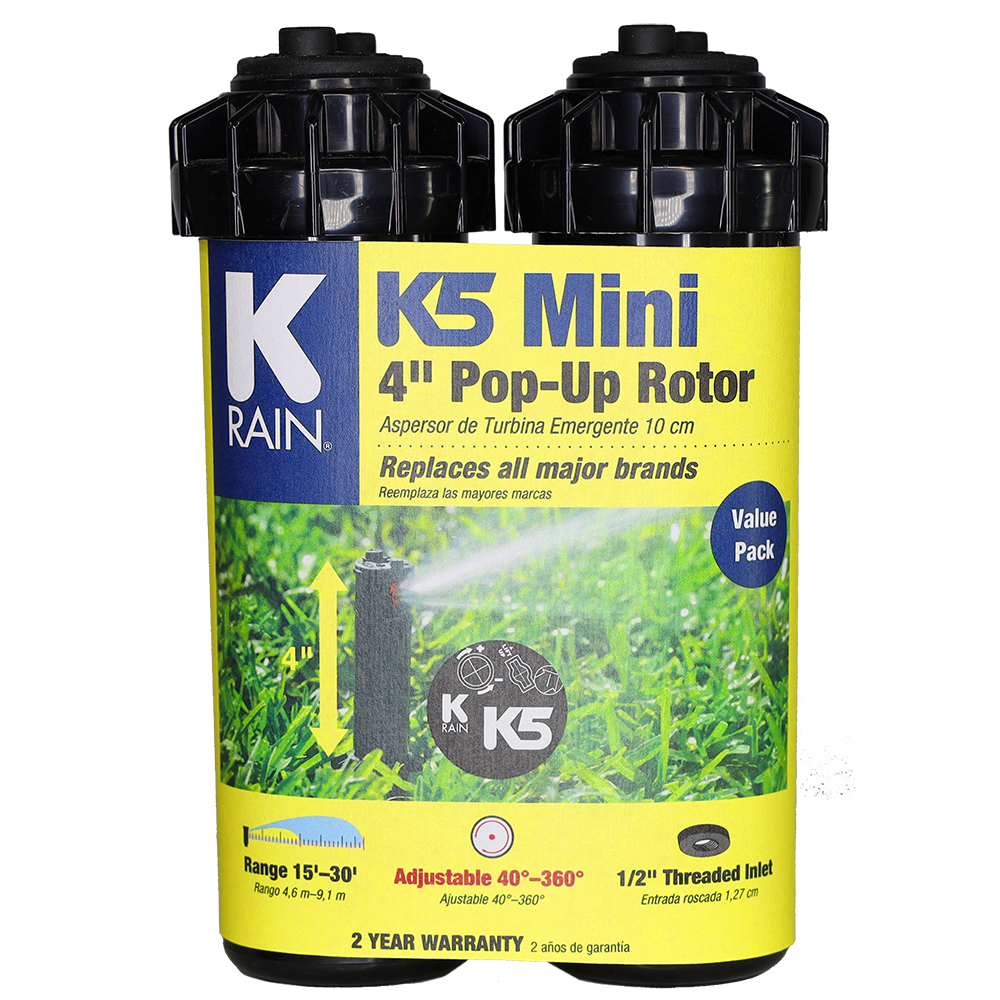 slide 1 of 1, K-Rain 15-ft - 30-ft Adjustable Spray 4-in Gear drive rotor 2 -Pack, 1 ct