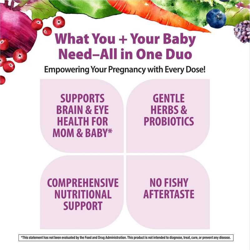 slide 4 of 14, Rainbow Light Prenatal Daily Duo Multivitamin Dietary Supplement Tablets and Softgels - 60ct, 60 ct