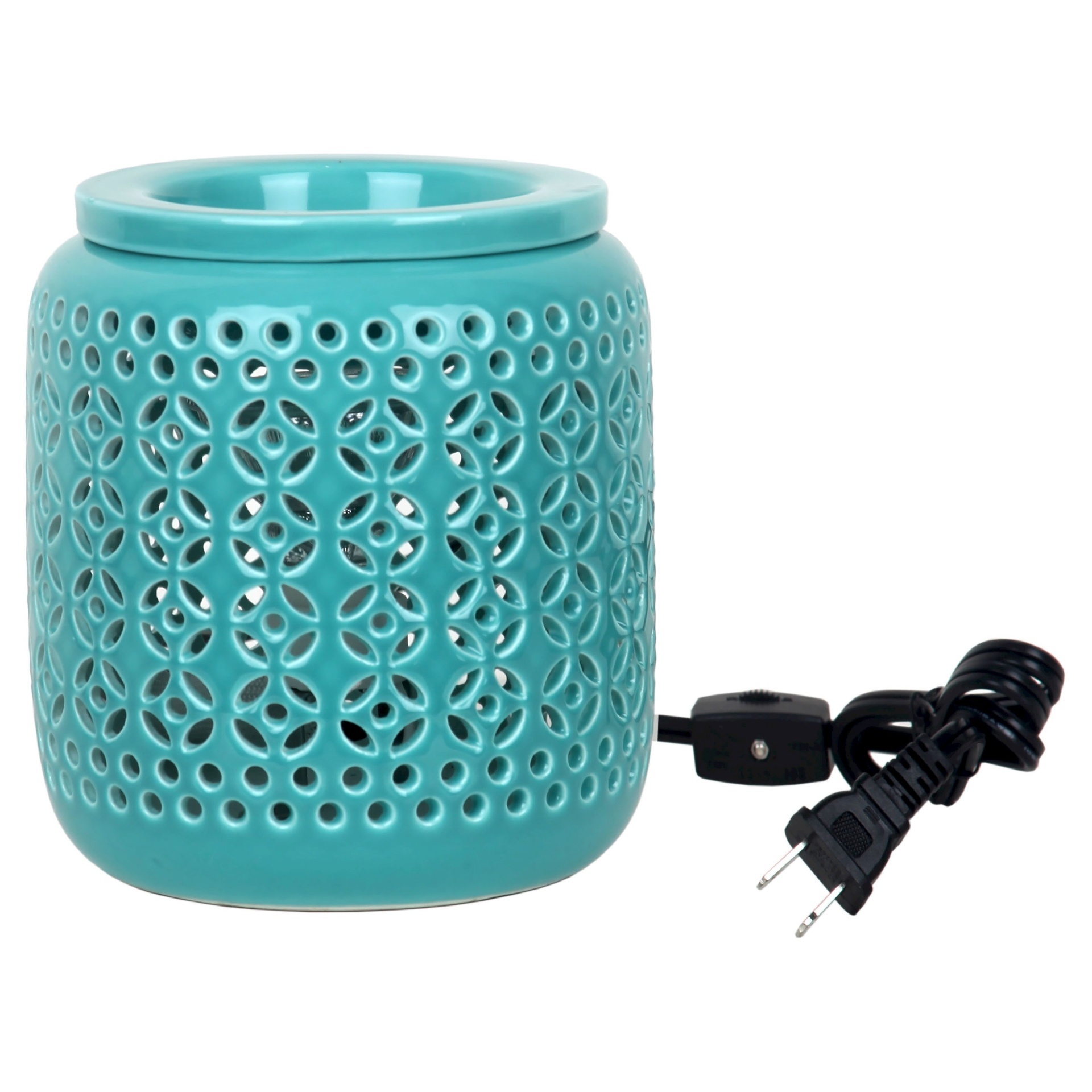 slide 1 of 1, Home Scents by Chesapeake Bay Candle Electric Warmer Design - Cut Turquoise, 1 ct