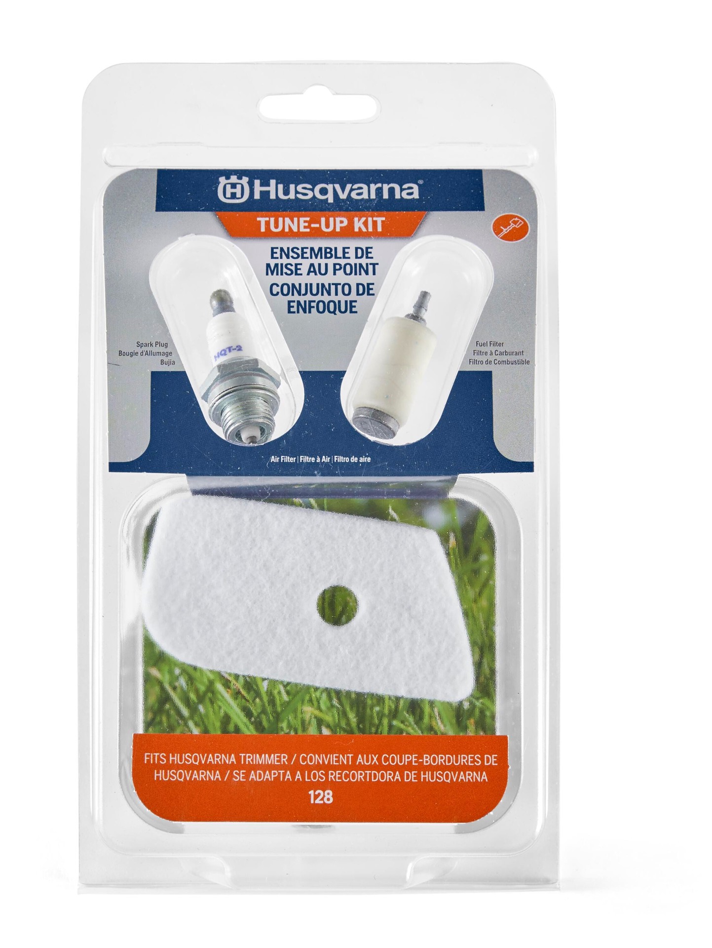 slide 1 of 2, Husqvarna 128 Paper/Plastic/Porcelain/Steel String Trimmer Tune-up kit, 1 ct