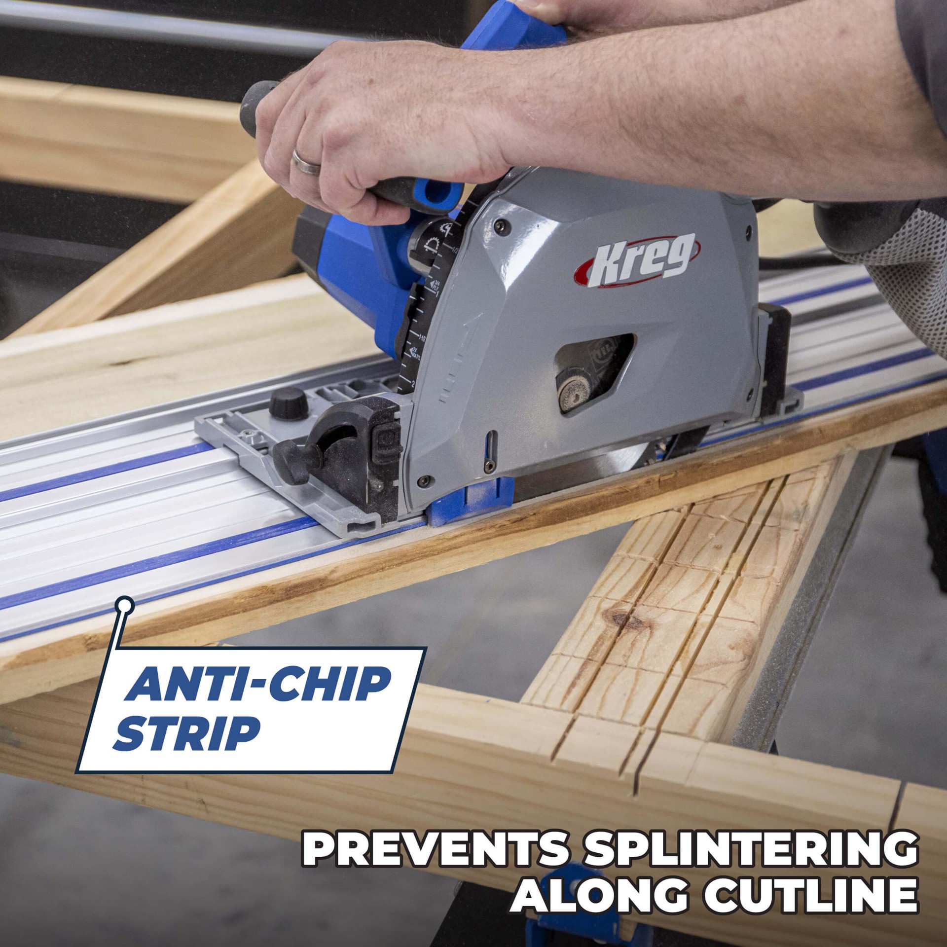 slide 2 of 6, Kreg Adaptive cutting system Track saw guide track, 1 ct