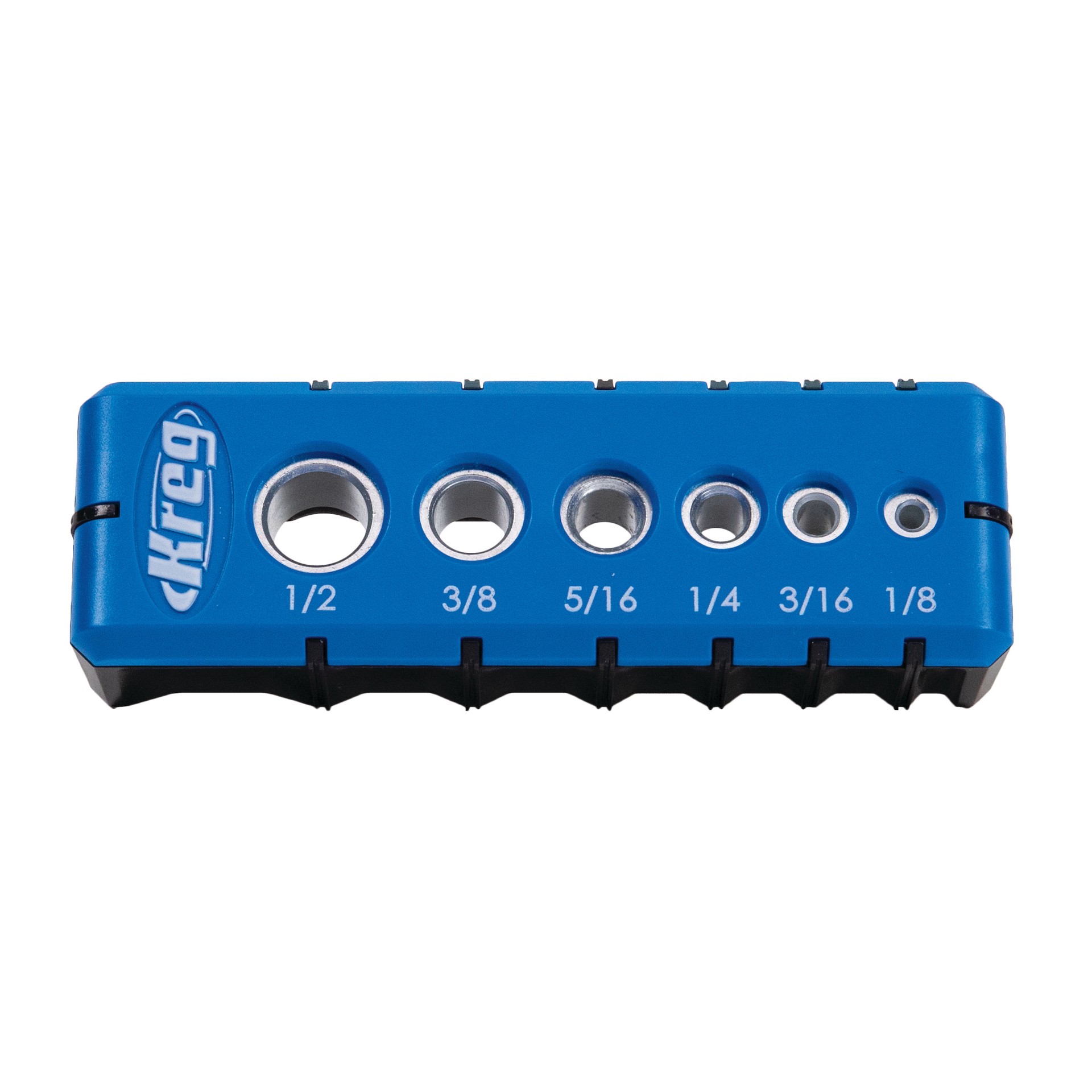 slide 2 of 6, Kreg 6-Piece Drill Guide Set with Hardened Steel Drill Guides and Built-in Hole Alignment Marks, 1 ct