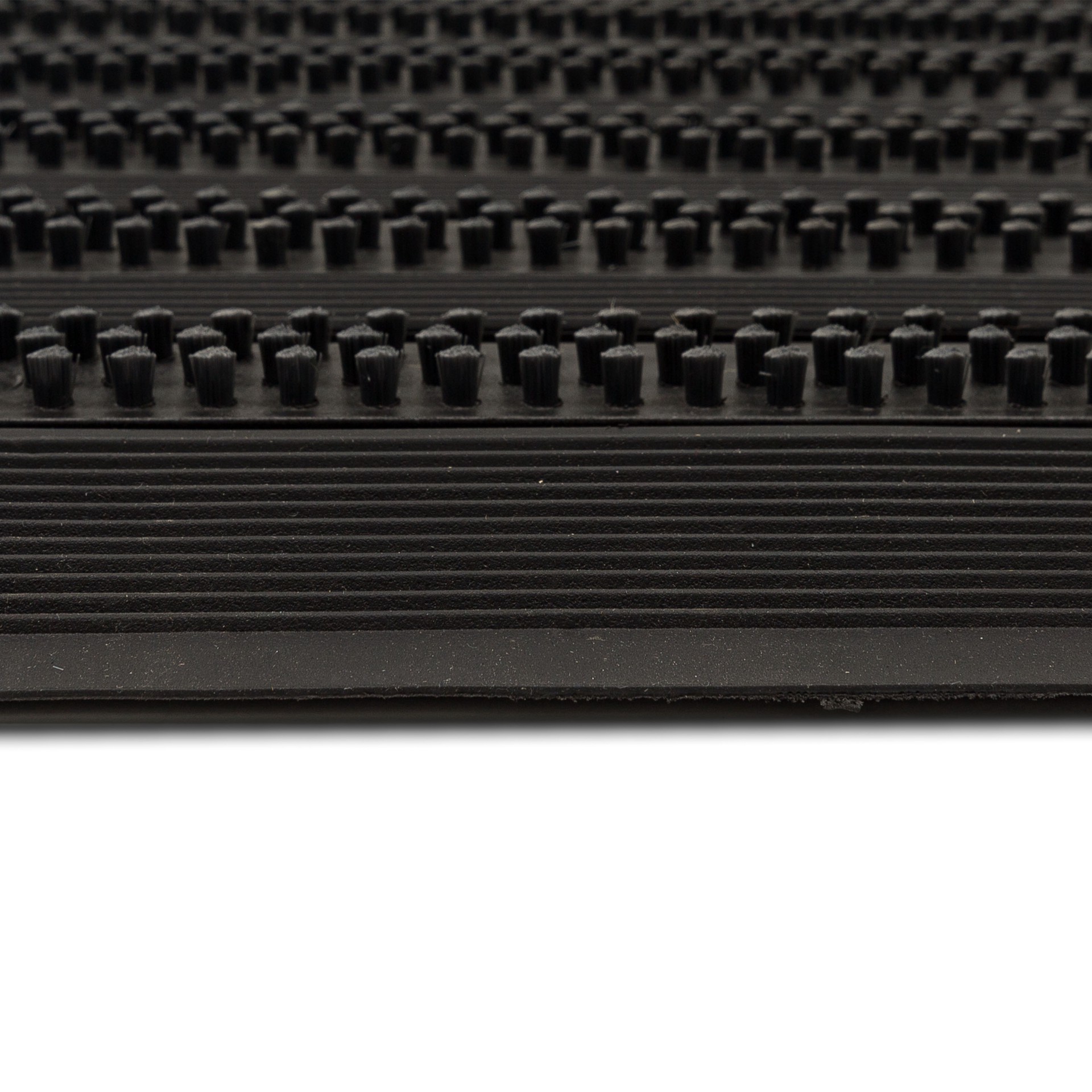 slide 3 of 6, Project Source 30-in x 18-in Gray Non-Slip Grip Indoor or outdoor Boot Scraper Mat, 1 ct