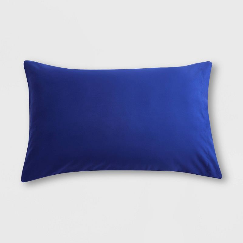 slide 4 of 4, King Microfiber Pillowcase Set Sapphire - Room Essentials™, 1 ct