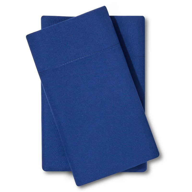 slide 1 of 4, King Microfiber Pillowcase Set Sapphire - Room Essentials™: 170 Thread Count, Polyester, Machine Washable, No Closure, 1 ct