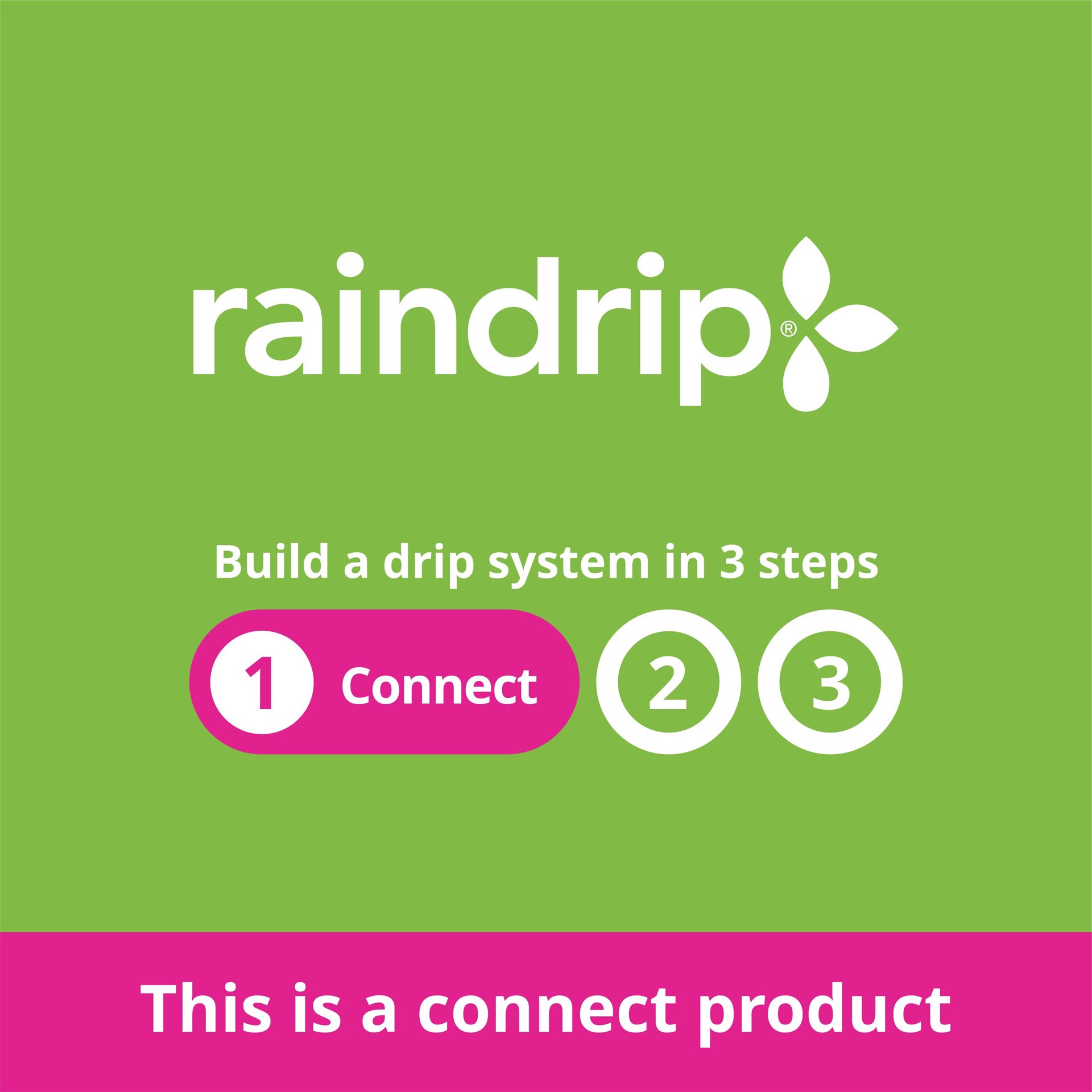 slide 5 of 5, Raindrip Drip Irrigation Connector, 1 ct