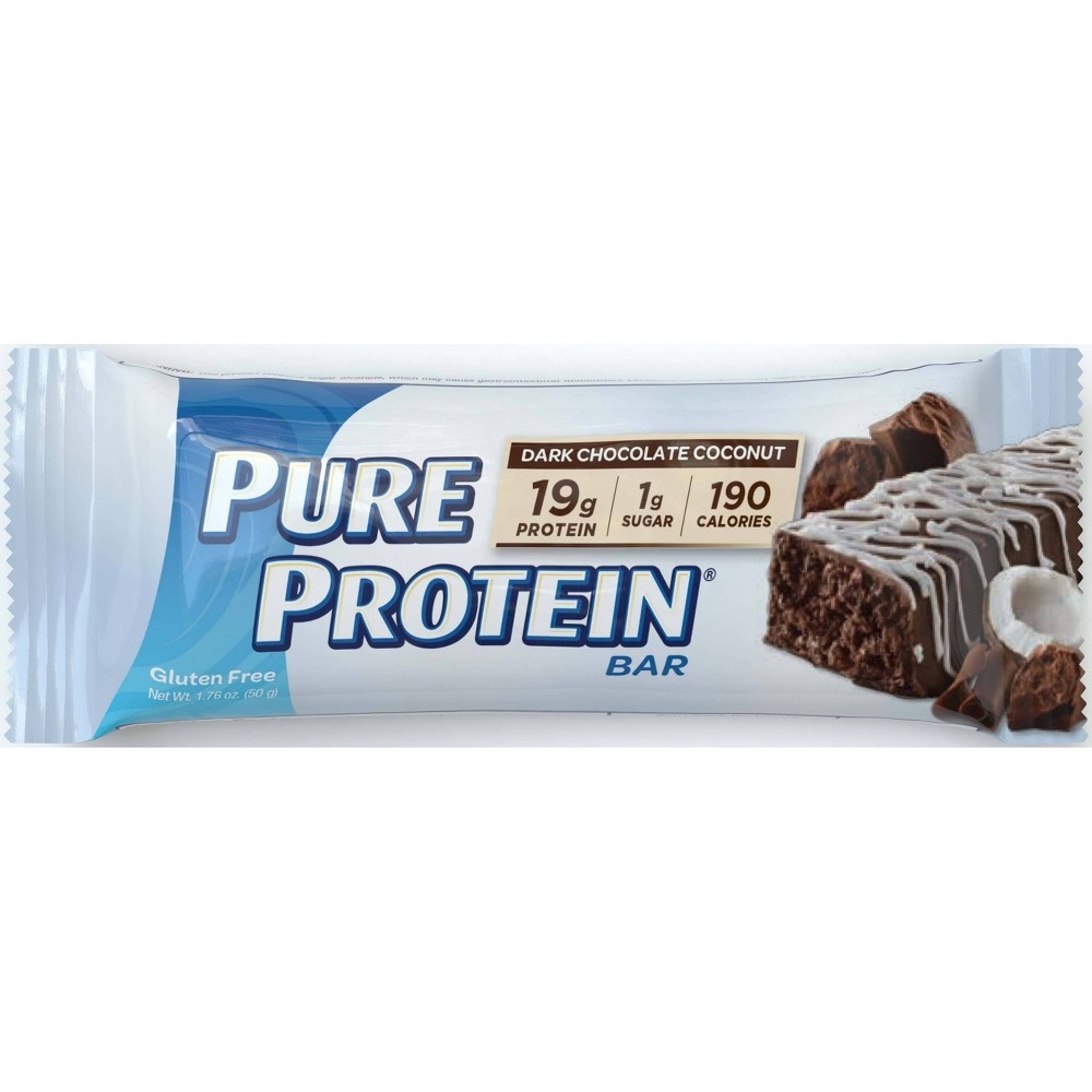 slide 3 of 4, Pure Protein Bar - Dark Chocolate Coconut, 12 ct