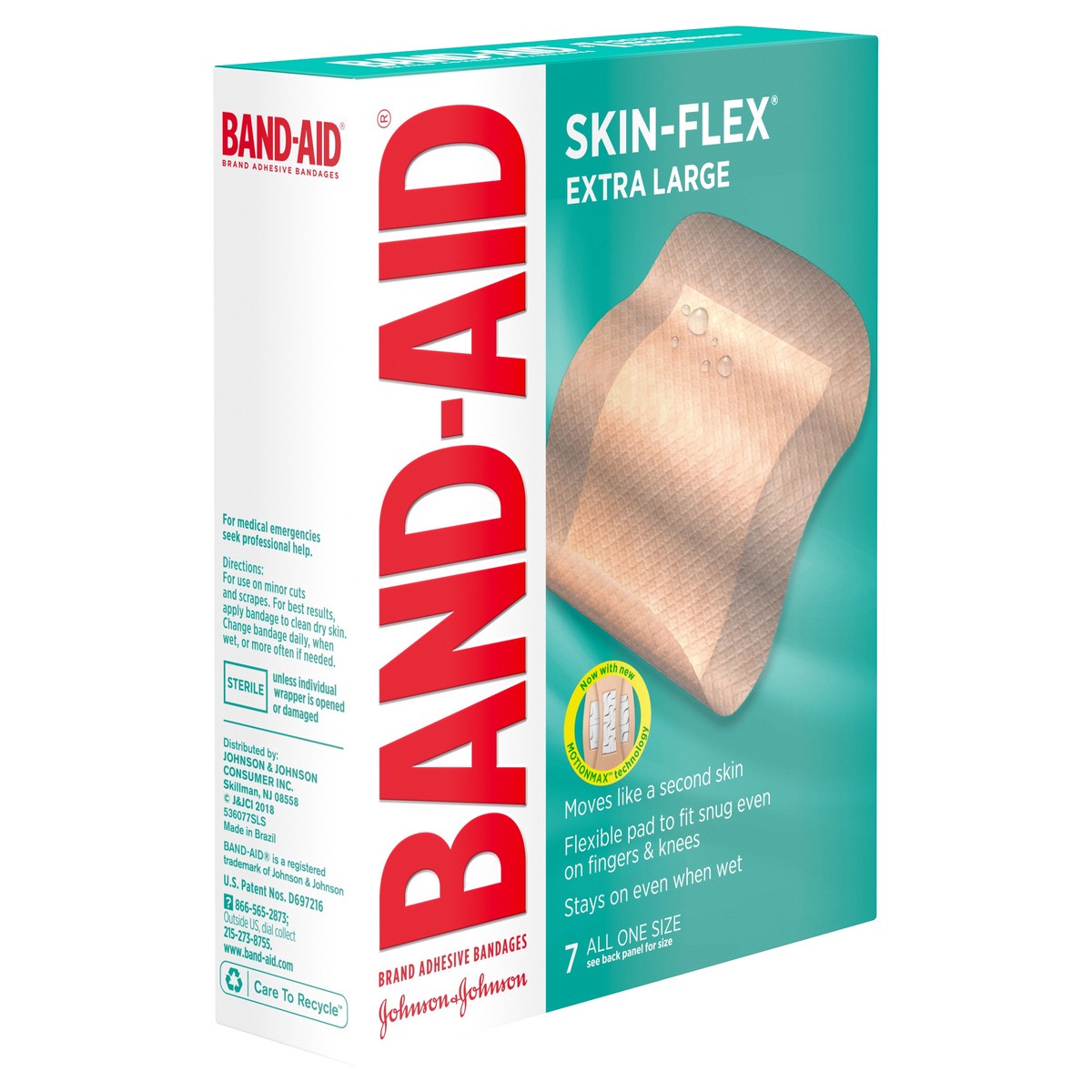 slide 1 of 10, BAND-AID Adhesive Bandages, Bandage, 7 ct