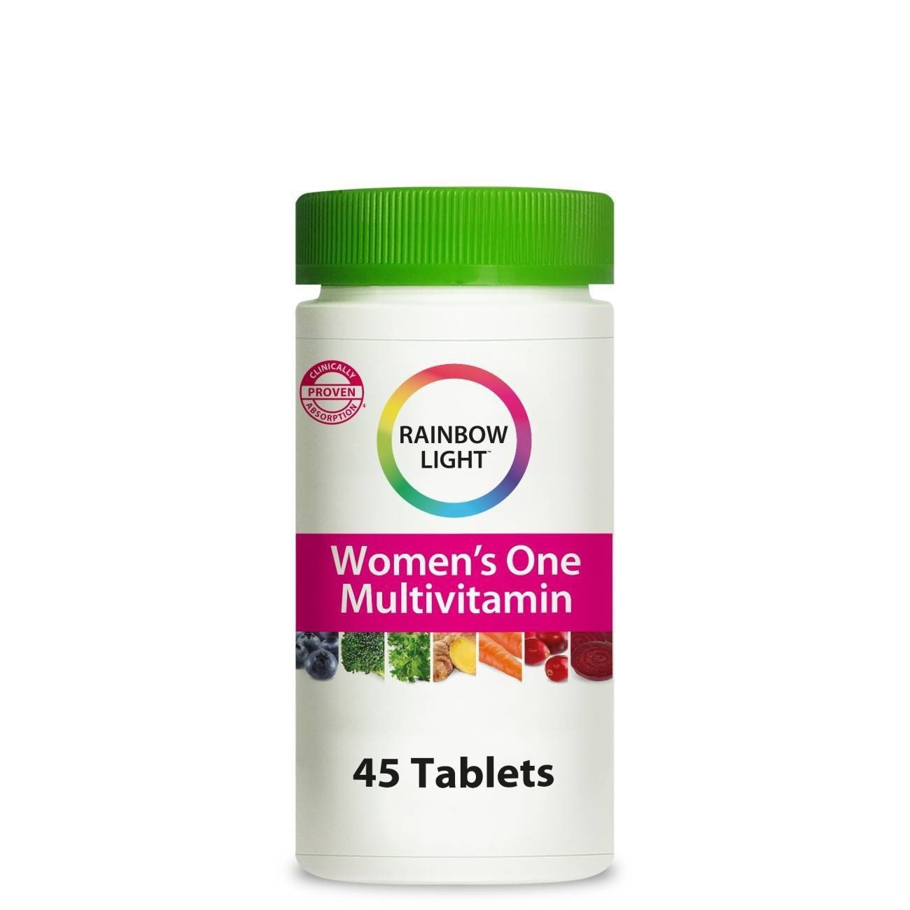 slide 1 of 6, Rainbow Light Women's One Multivitamin Tablets - 45ct, 45 ct