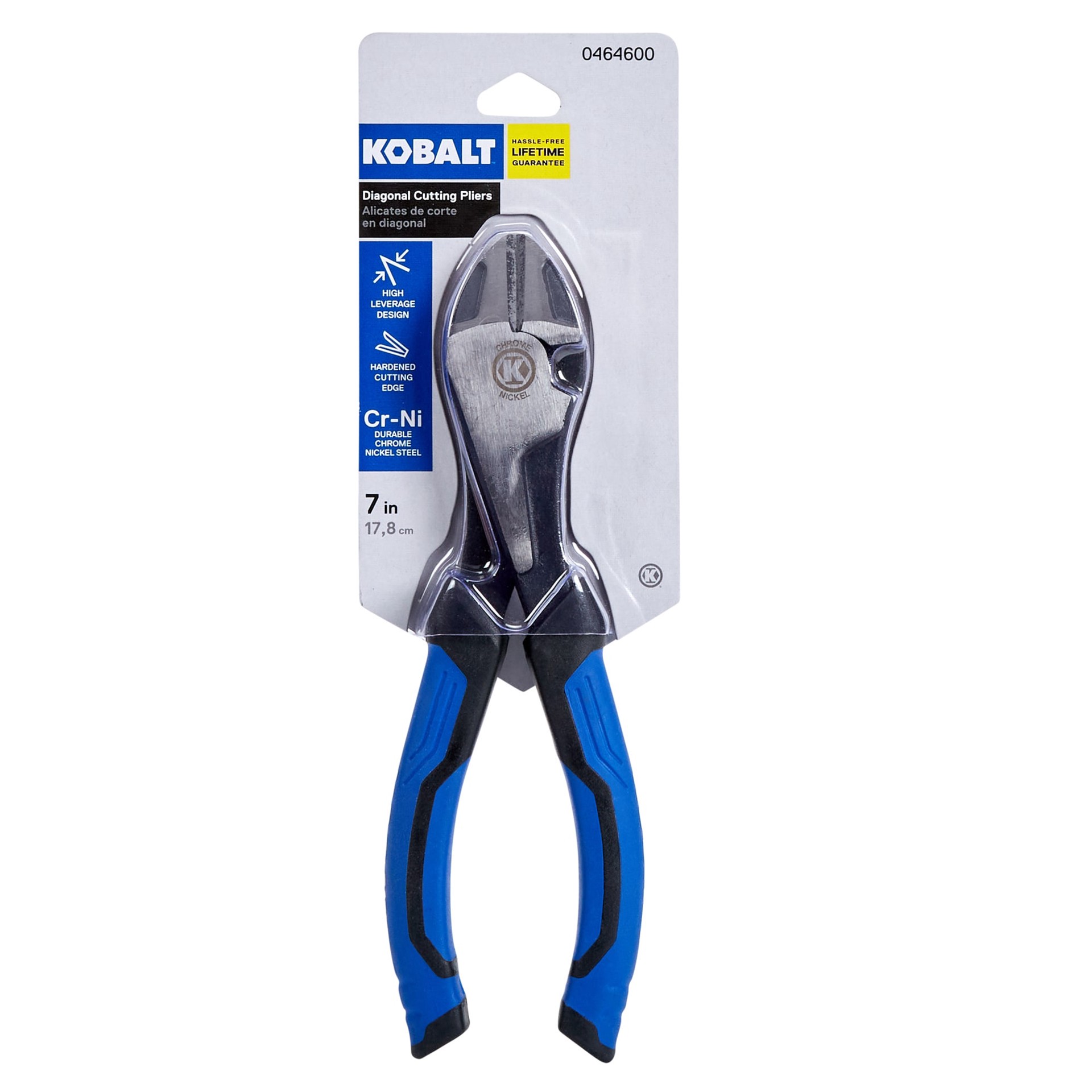 slide 3 of 6, Kobalt 7-in Diagonal cutting pliers, 1 ct