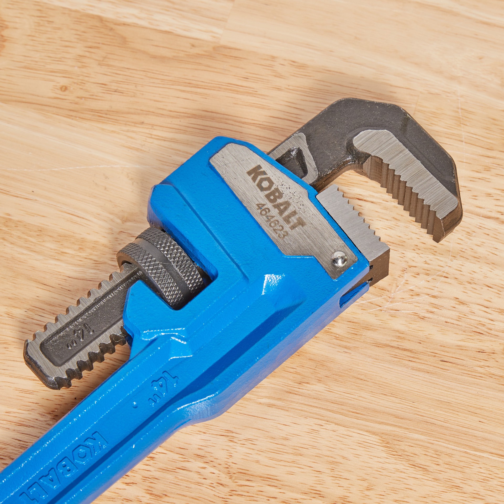 slide 4 of 6, Kobalt 14-in Cast iron Pipe Wrench, 1 ct