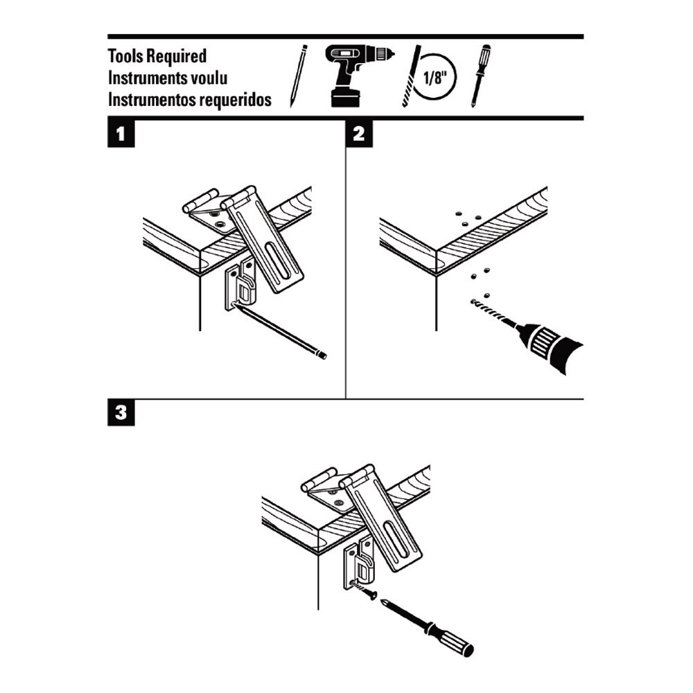 slide 4 of 5, RELIABILT 4-1/2-in Zinc Double hinge hasps, 1 ct