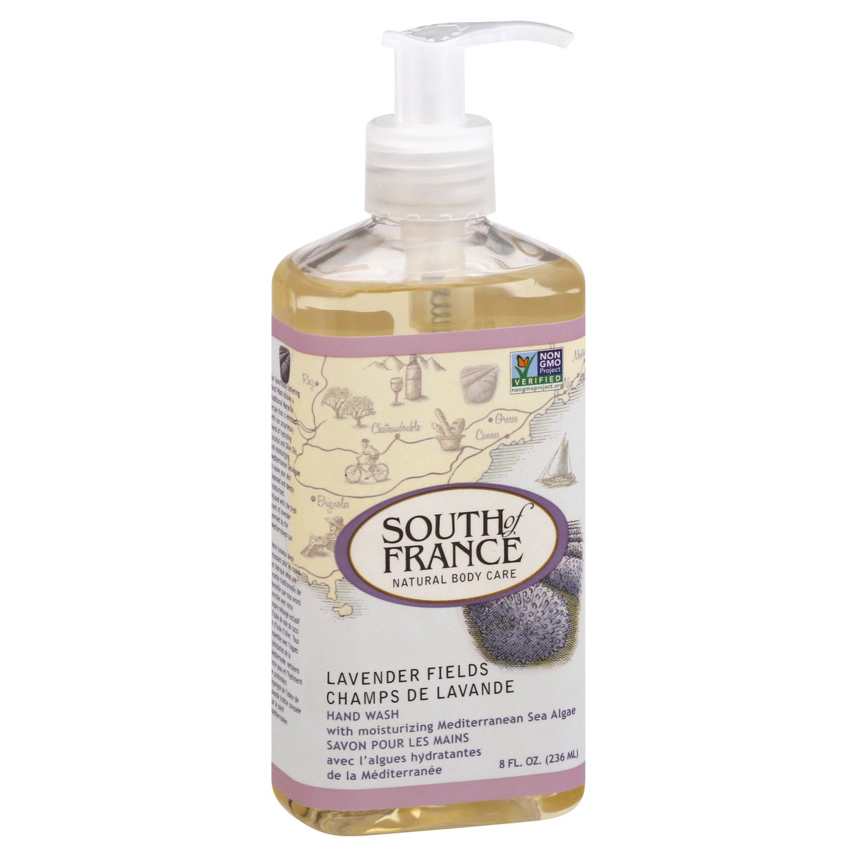 slide 5 of 9, SOF Nourishing Lavender Fields Hand Wash with Sea Algae 8 fl oz, 8 fl oz