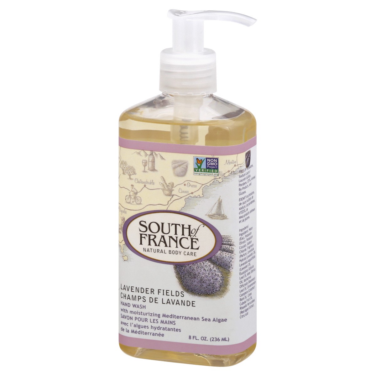 slide 7 of 9, SOF Nourishing Lavender Fields Hand Wash with Sea Algae 8 fl oz, 8 fl oz