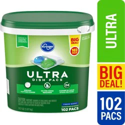 Kroger® Ultra Dish Pacs Fresh Scent Dishwashing Detergent
