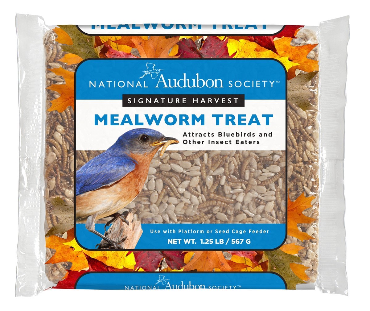 slide 1 of 6, National Audubon Society Meal Worm Cake (blend) Bird food 1.25 Pound(s), 1 ct