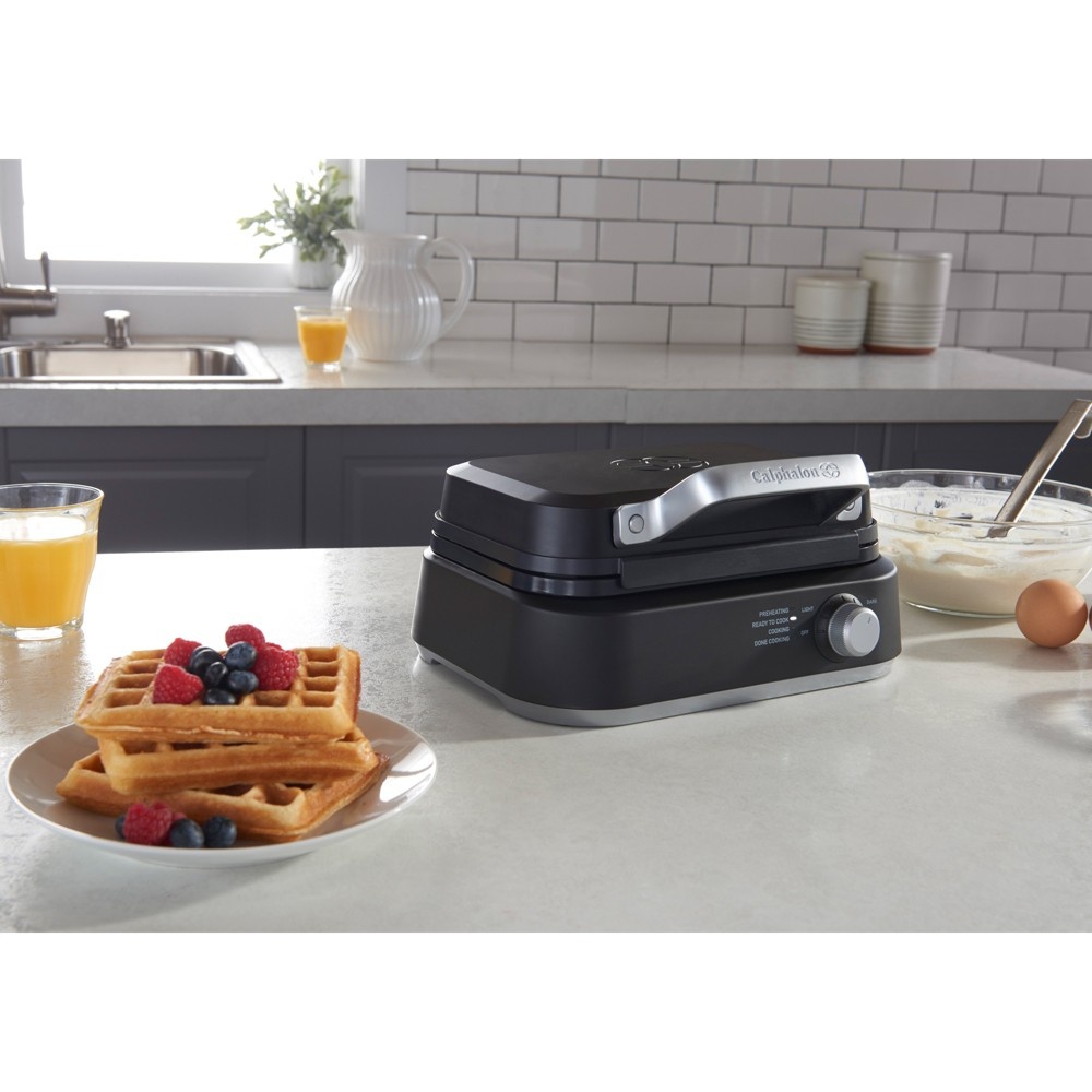 Calphalon Precision Control Waffle Maker Matte Black 1 ct Shipt