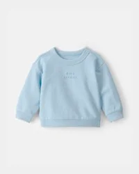 Carters Baby Girl 'More Cuddles' French Terry Pullover Sweatshirt - Blue Blue 6M